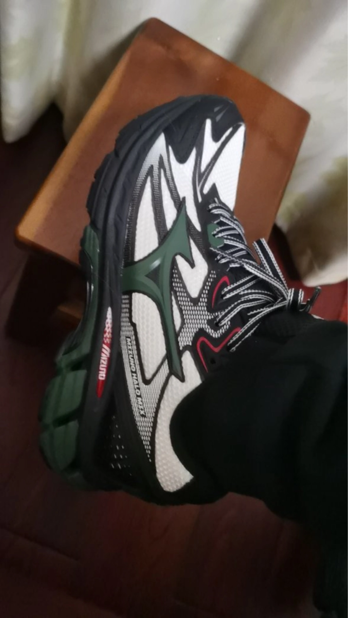 custom review-Кроссовки для бега Mizuno Halo Mix, низкий топ, белые и черные, унисекс