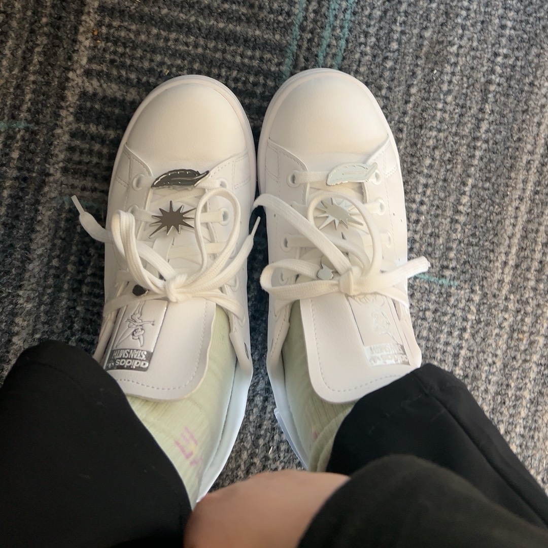 custom review-Disney x Adidas Originals Stan Smith Покрытие Устойчивые к истиранию Низкие Кроссовки для скейтбординга Женские Белые