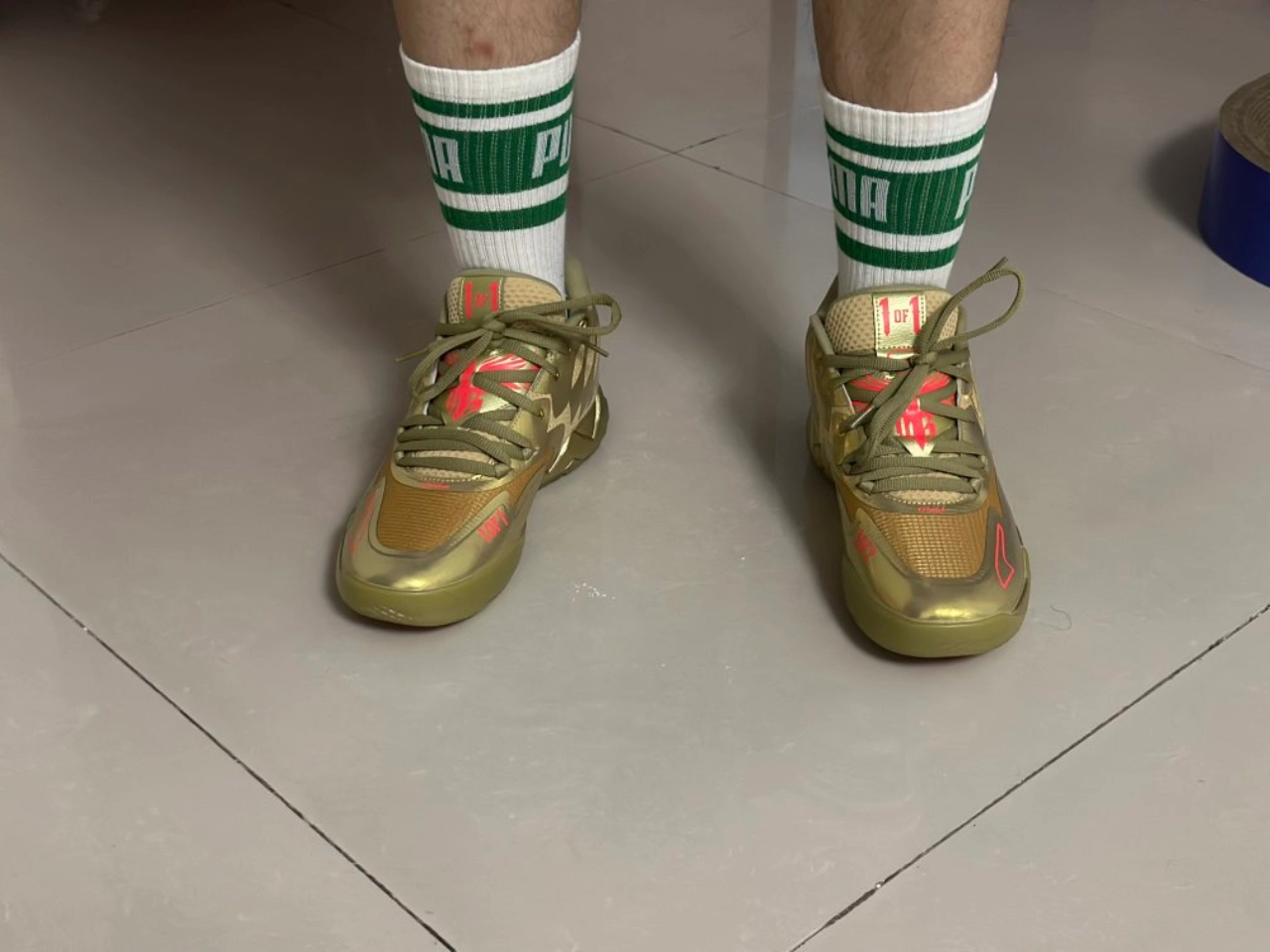 custom review-puma avis LaMelo Ball MB.01 Golden Child