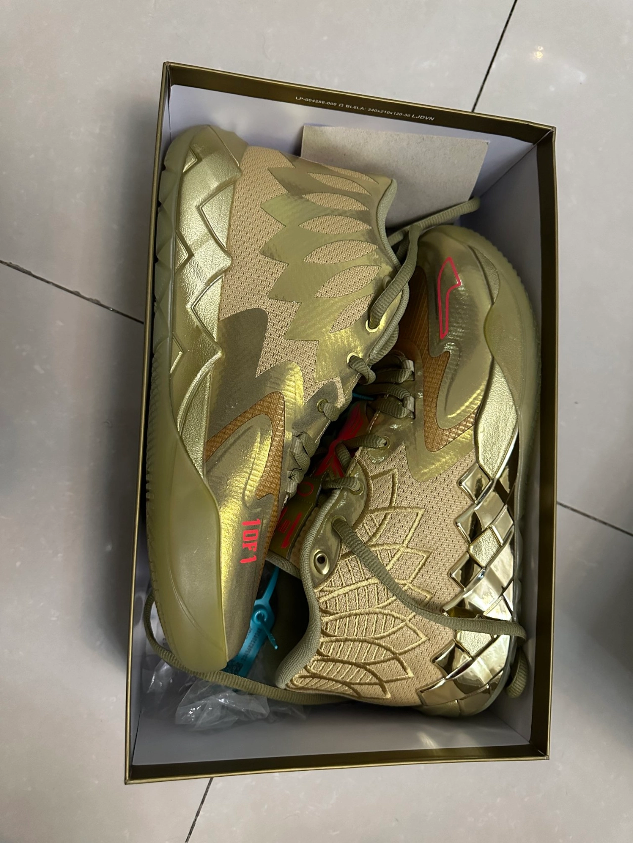 custom review-puma avis LaMelo Ball MB.01 Golden Child