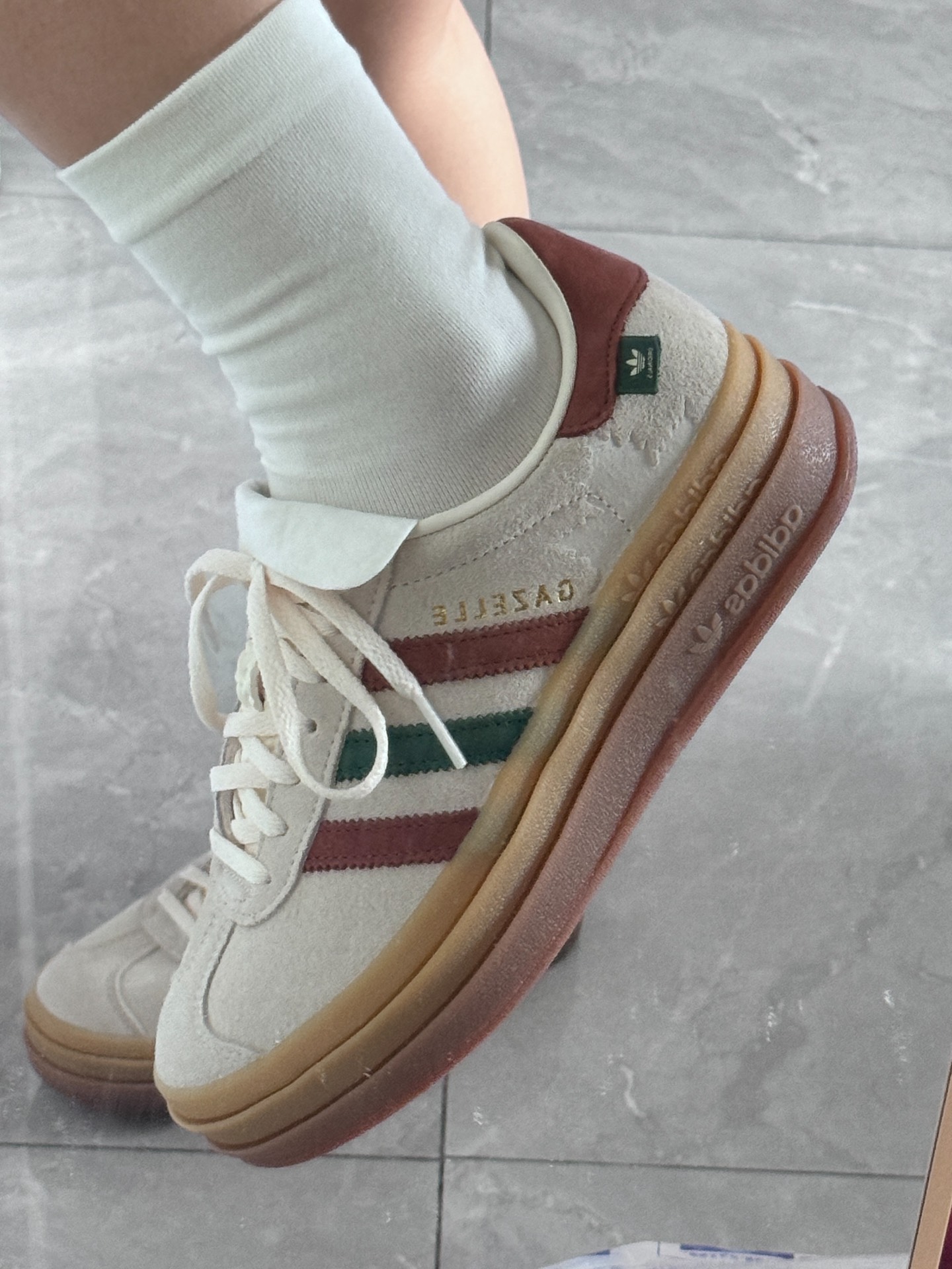 custom review-Adidas Originals GAZELLE BOLD Низкие Кроссовки для скейтбординга Женские Коричневые