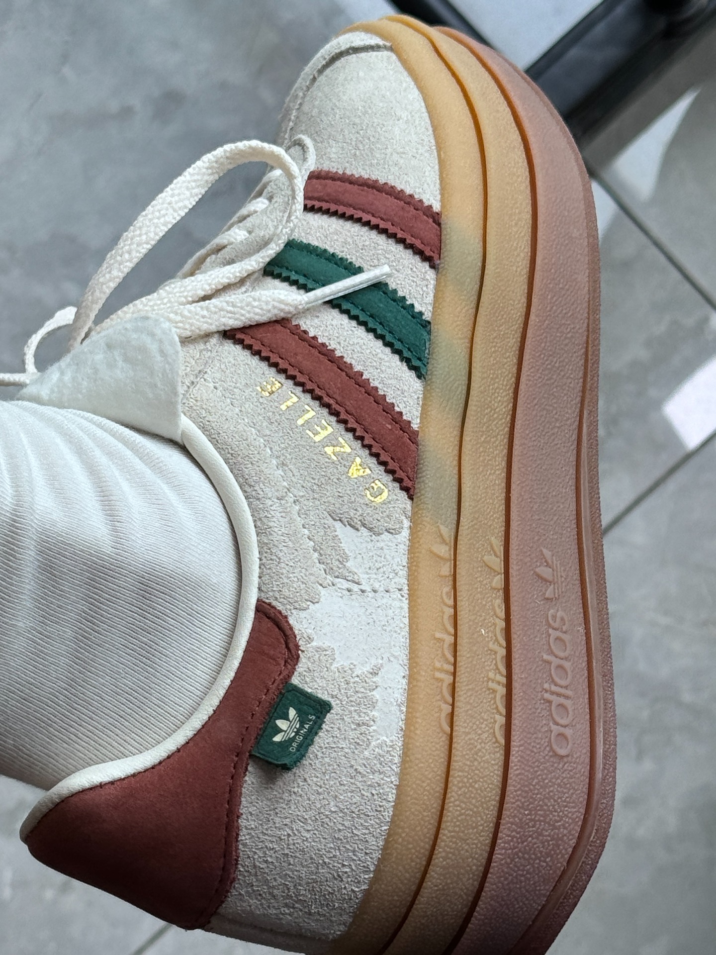 custom review-Adidas Originals GAZELLE BOLD Низкие Кроссовки для скейтбординга Женские Коричневые