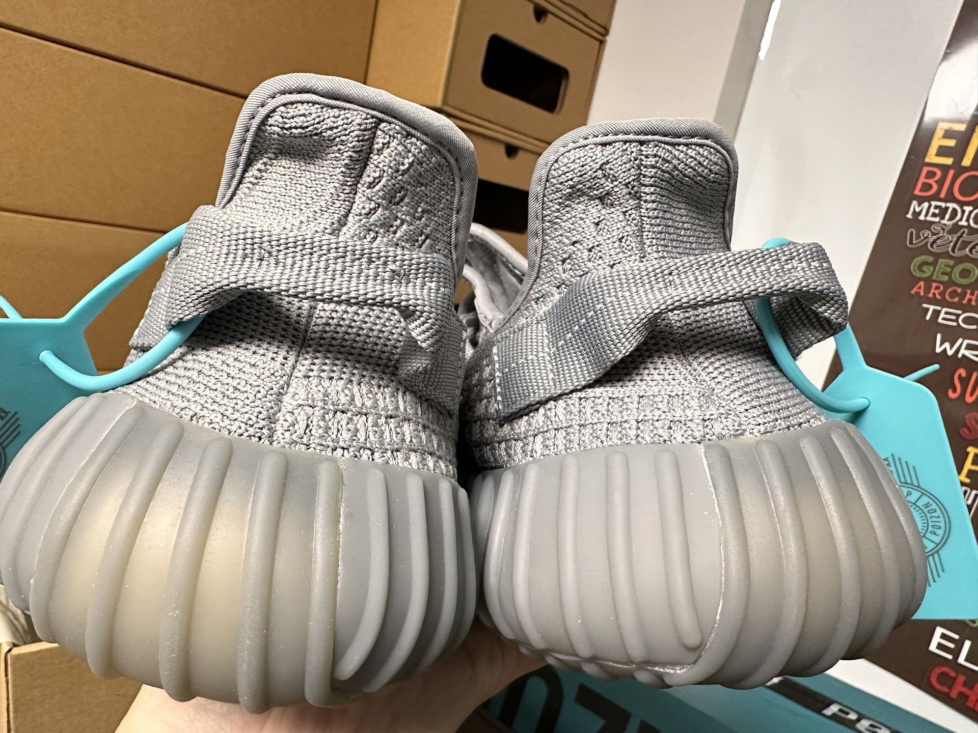 custom review-Adidas Originals Yeezy Boost 350 V2 Low Топ Casual Унисекс Серый