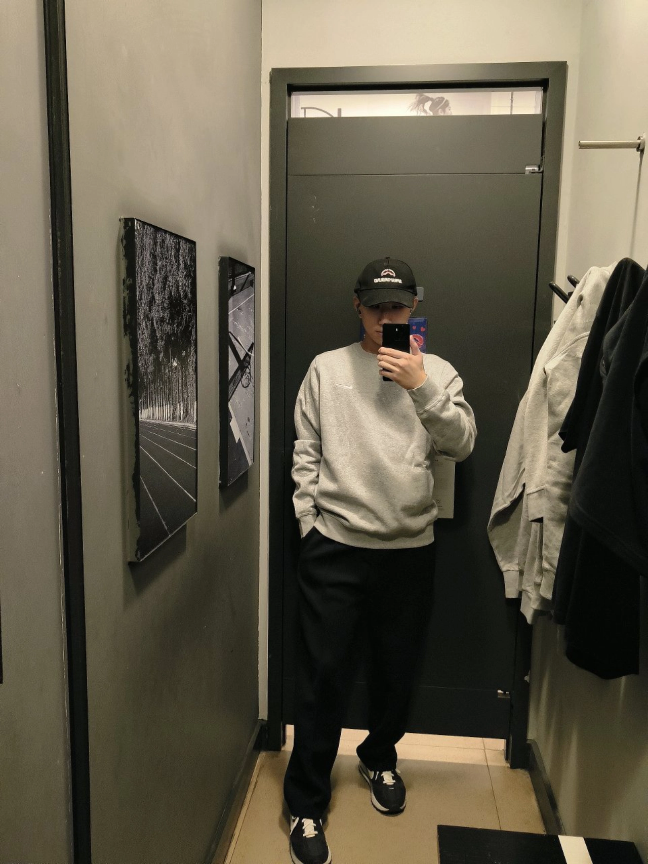 custom review-Nike FW23 Вязаные тренировочные брюки мужские черные