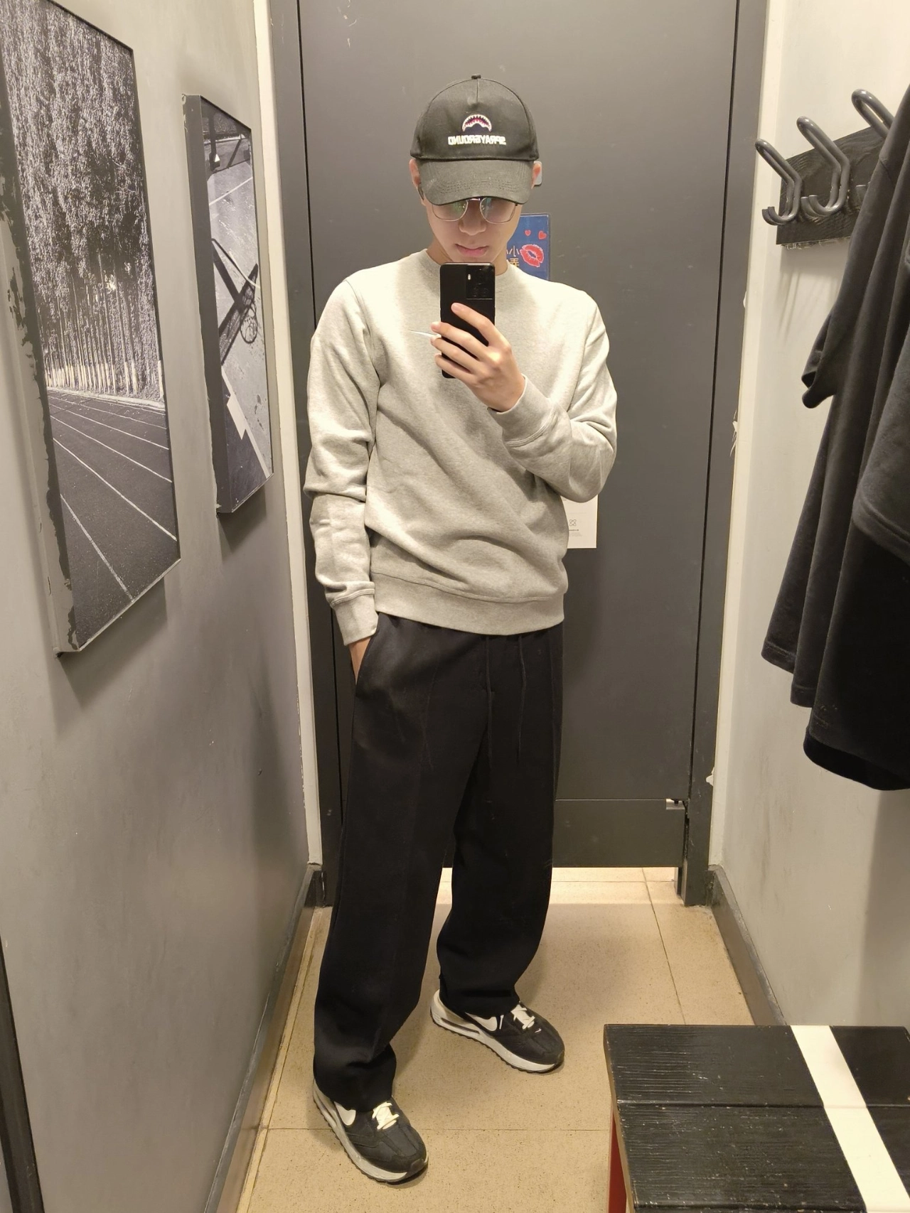 custom review-Nike FW23 Вязаные тренировочные брюки мужские черные