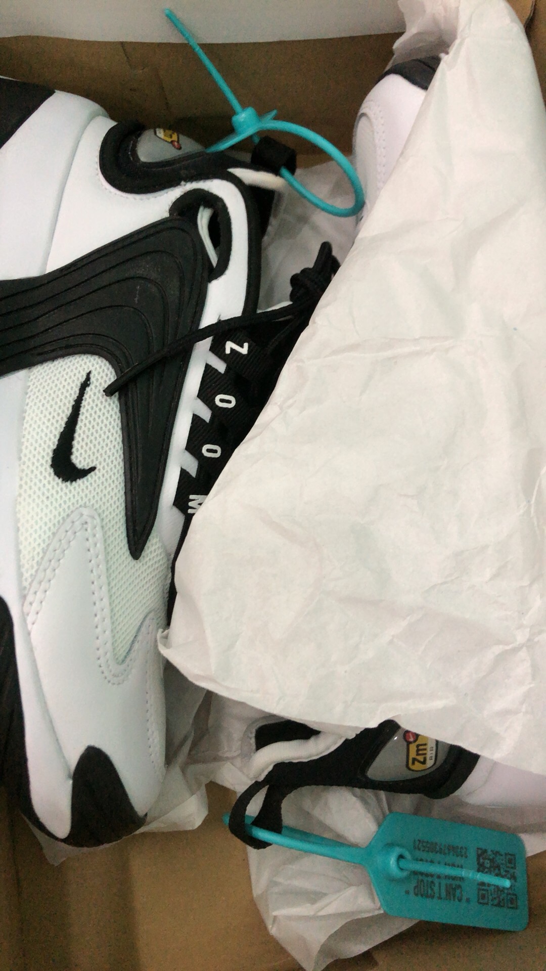 custom review-Nike Zoom 2K Slip-resistant и дышащий MID топ с воздушной подушкой Повседневная городская обувь для коммутирования и бега Женская Черно-белая