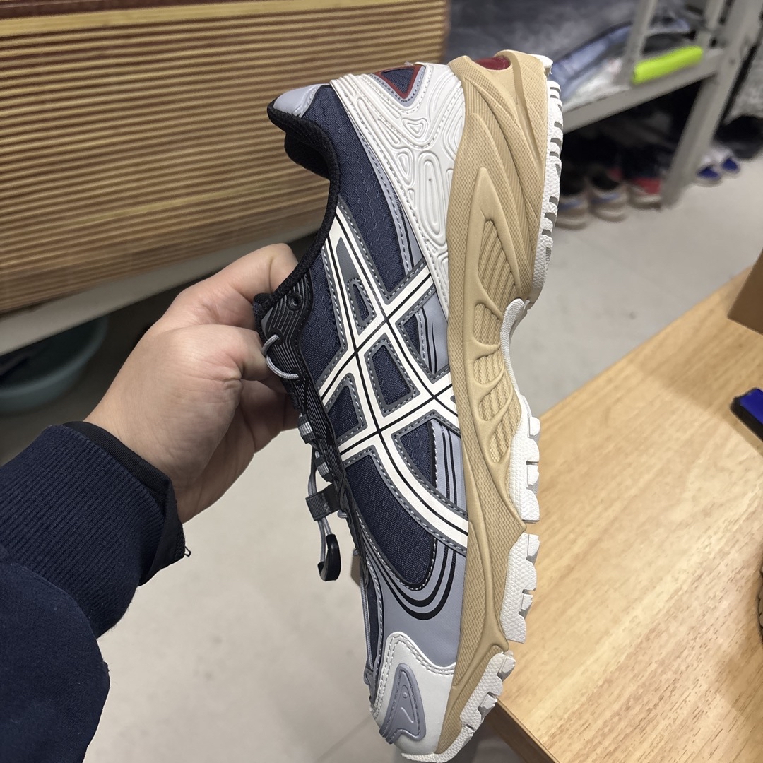 custom review-ASICS Гель Kahana TR V4 Устойчивый к истиранию Низкий Топ Повседневная Обувь Унисекс Серый