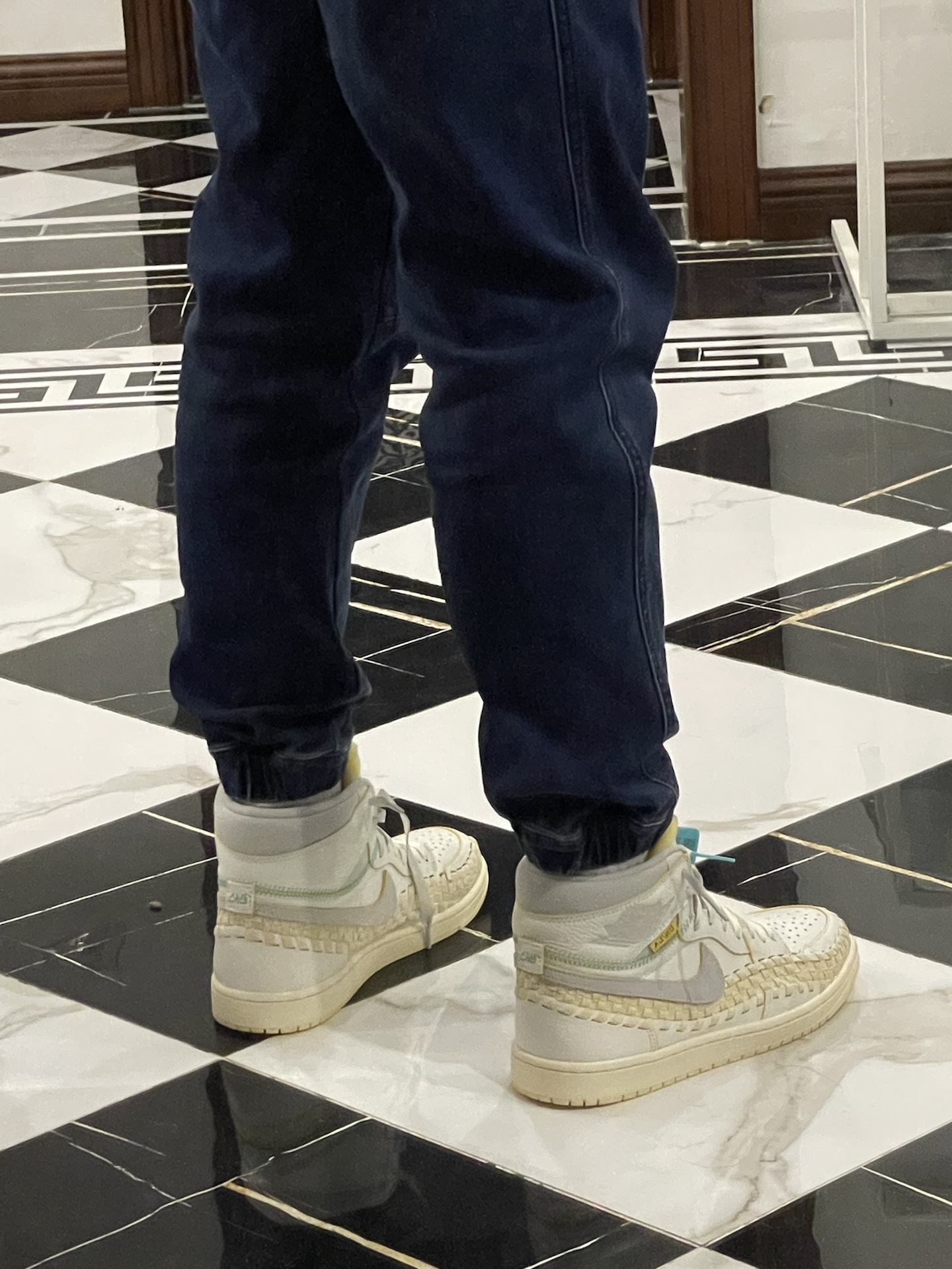 custom review-JORDAN Air Jordan 1 Винтажные баскетбольные кроссовки High Top Унисекс