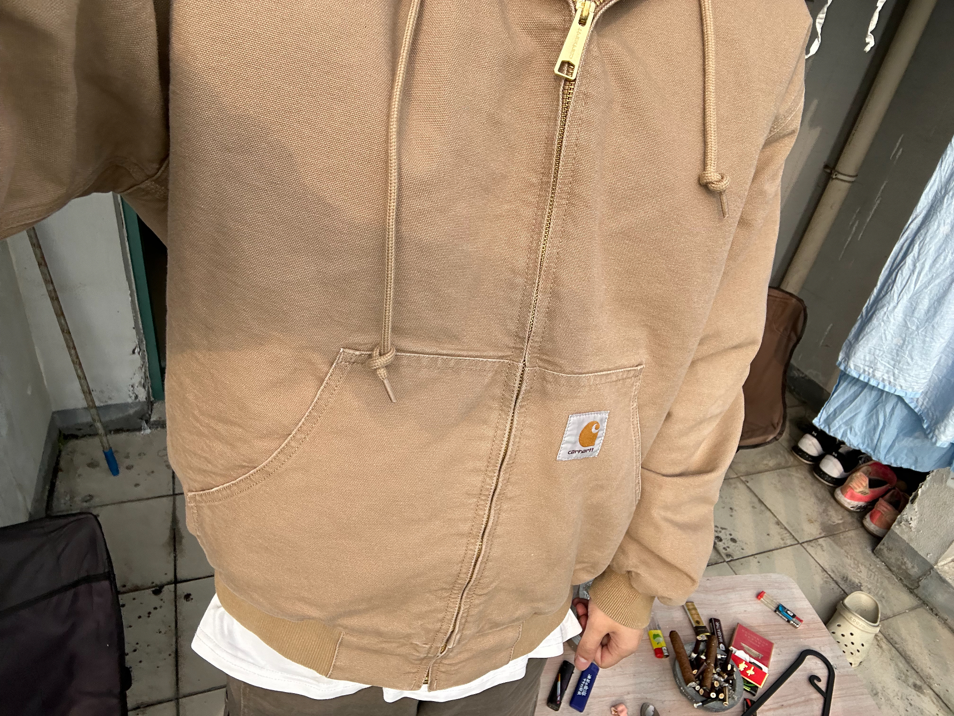 custom review-Carhartt WIP Active FW24 OG Куртка Зимняя Куртка Унисекс Хаки
