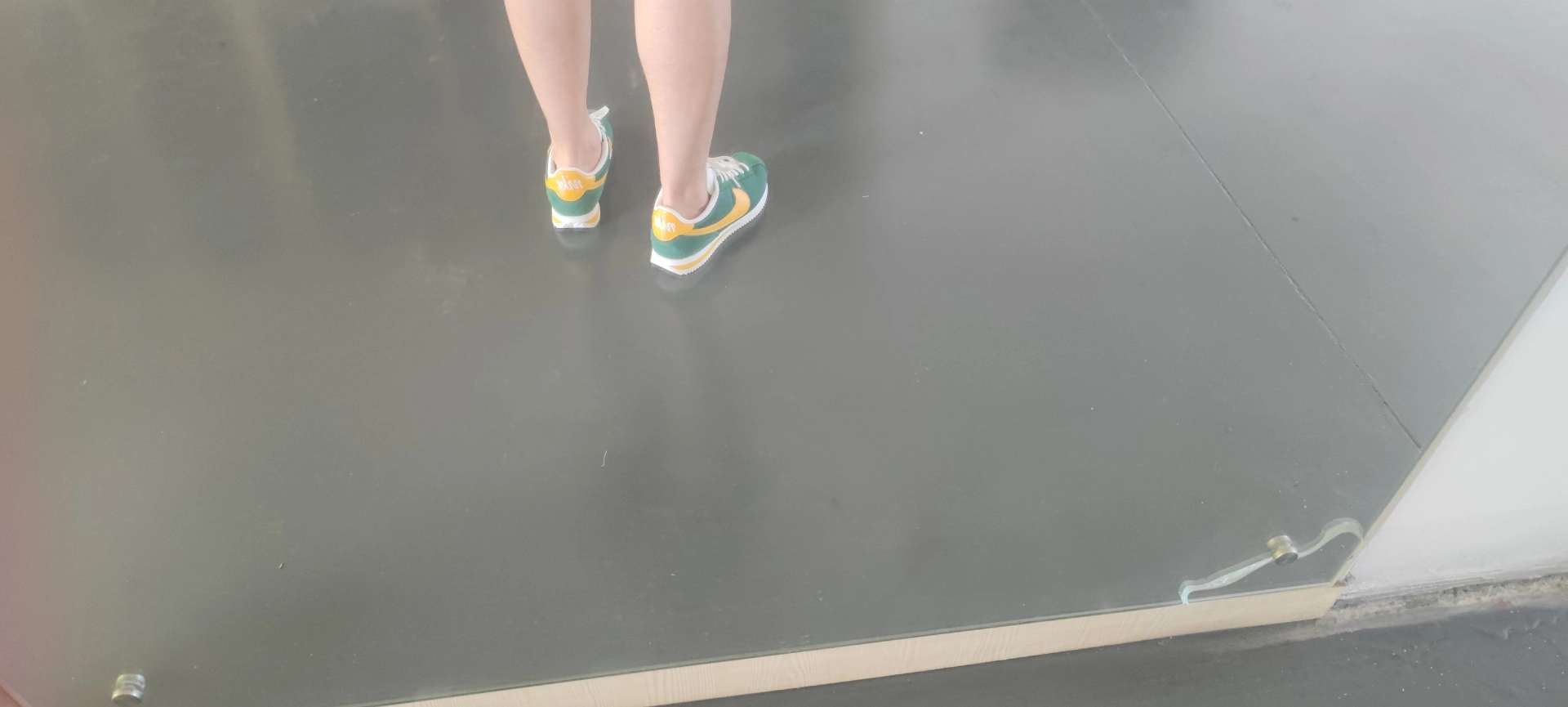 custom review-Nike Cortez Low Топ Повседневный Городской Коммутер Беговые кроссовки Мужской Зеленый Желтый