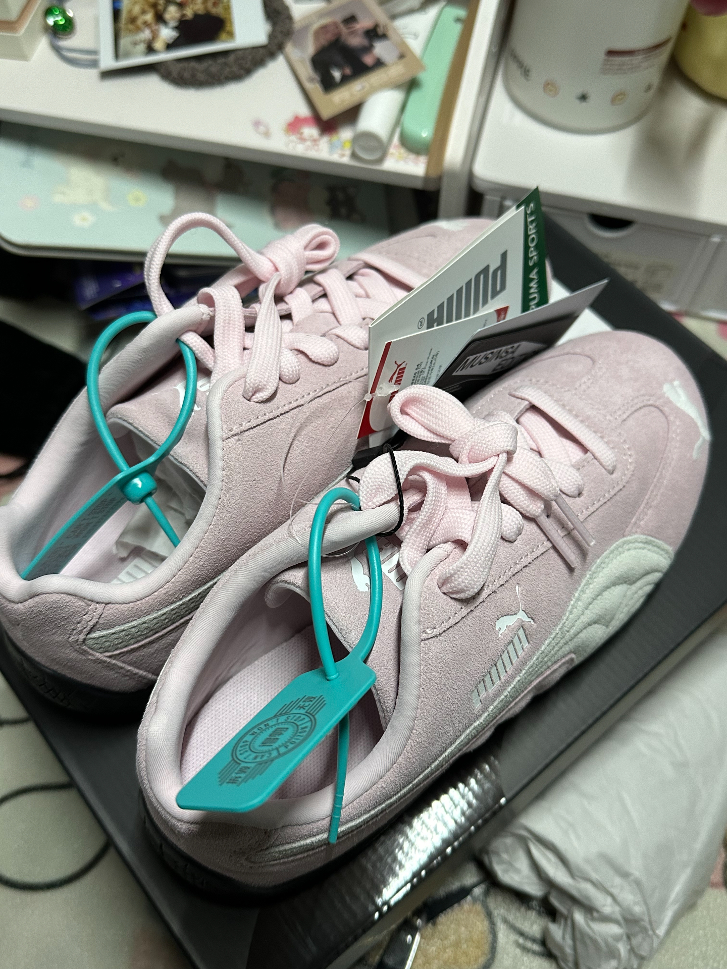 custom review-PUMA Speedcat Collection Низкий Топ Повседневная Обувь Унисекс Мousse Розовый