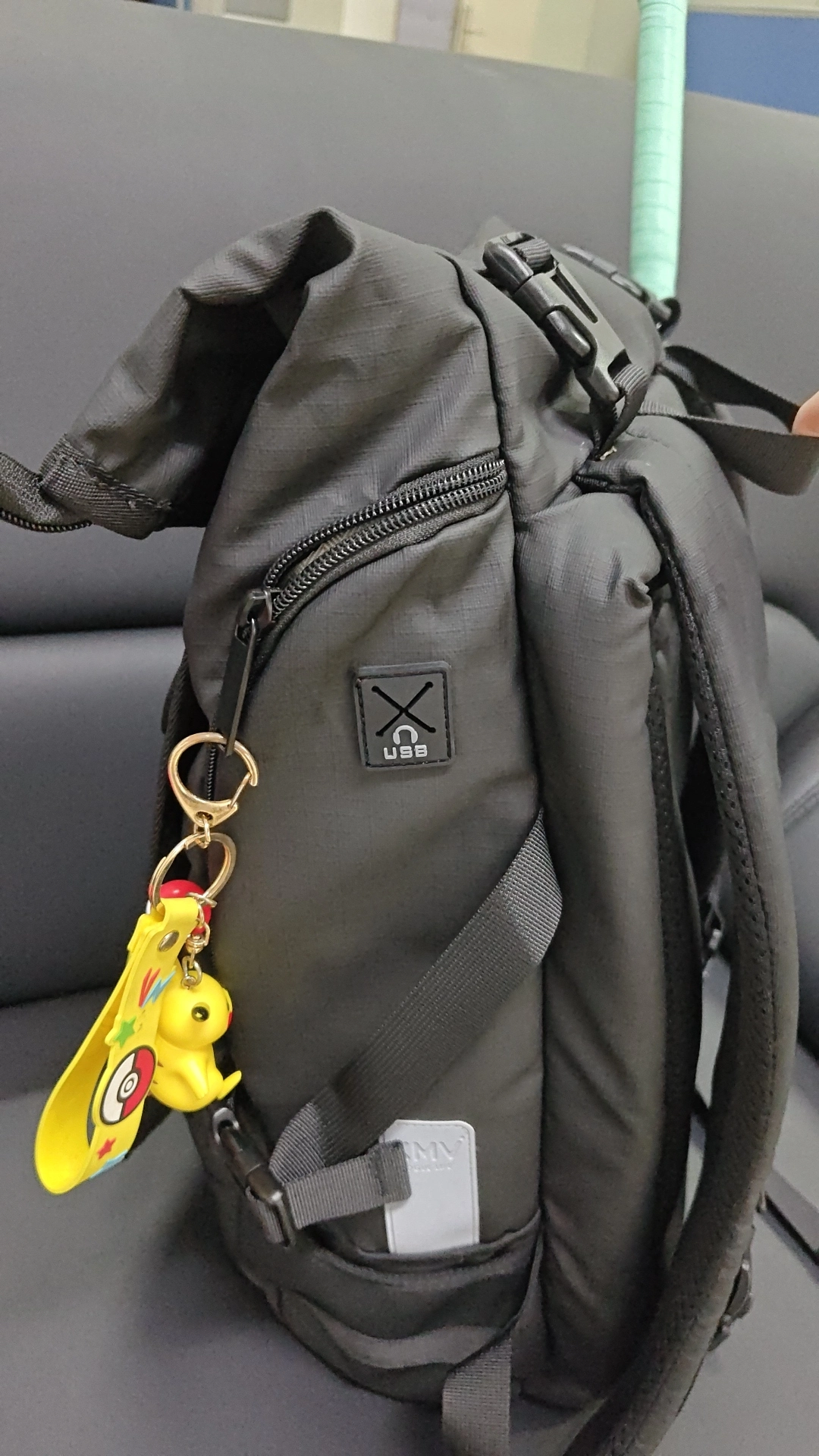 custom review-KMV Полиэстер Рюкзак Стандартный (Standard) Унисекс Белый Черный