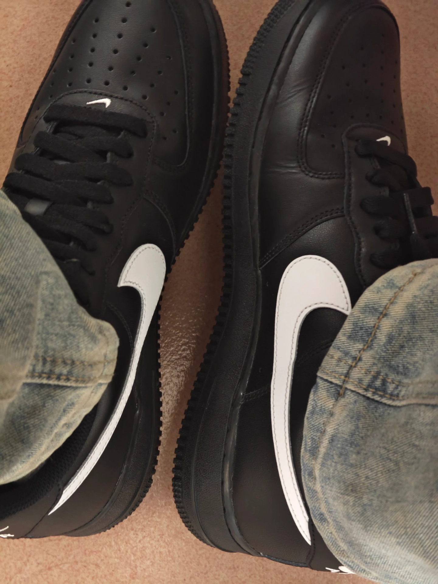 custom review-Nike Air Force 1 Low '07 Black White 2023