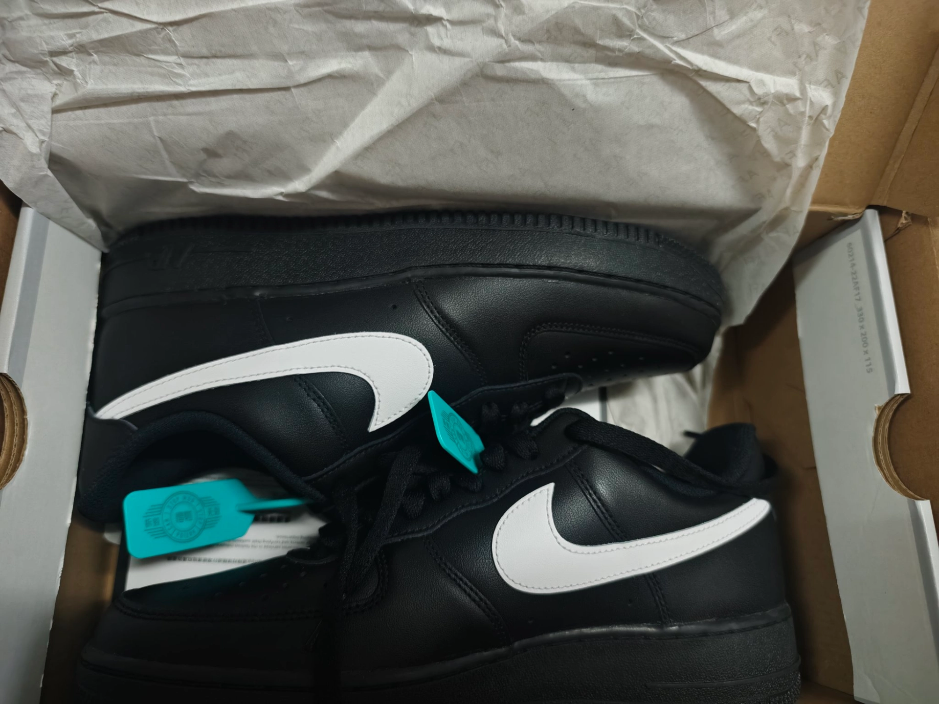 custom review-Nike Air Force 1 Low '07 Black White 2023