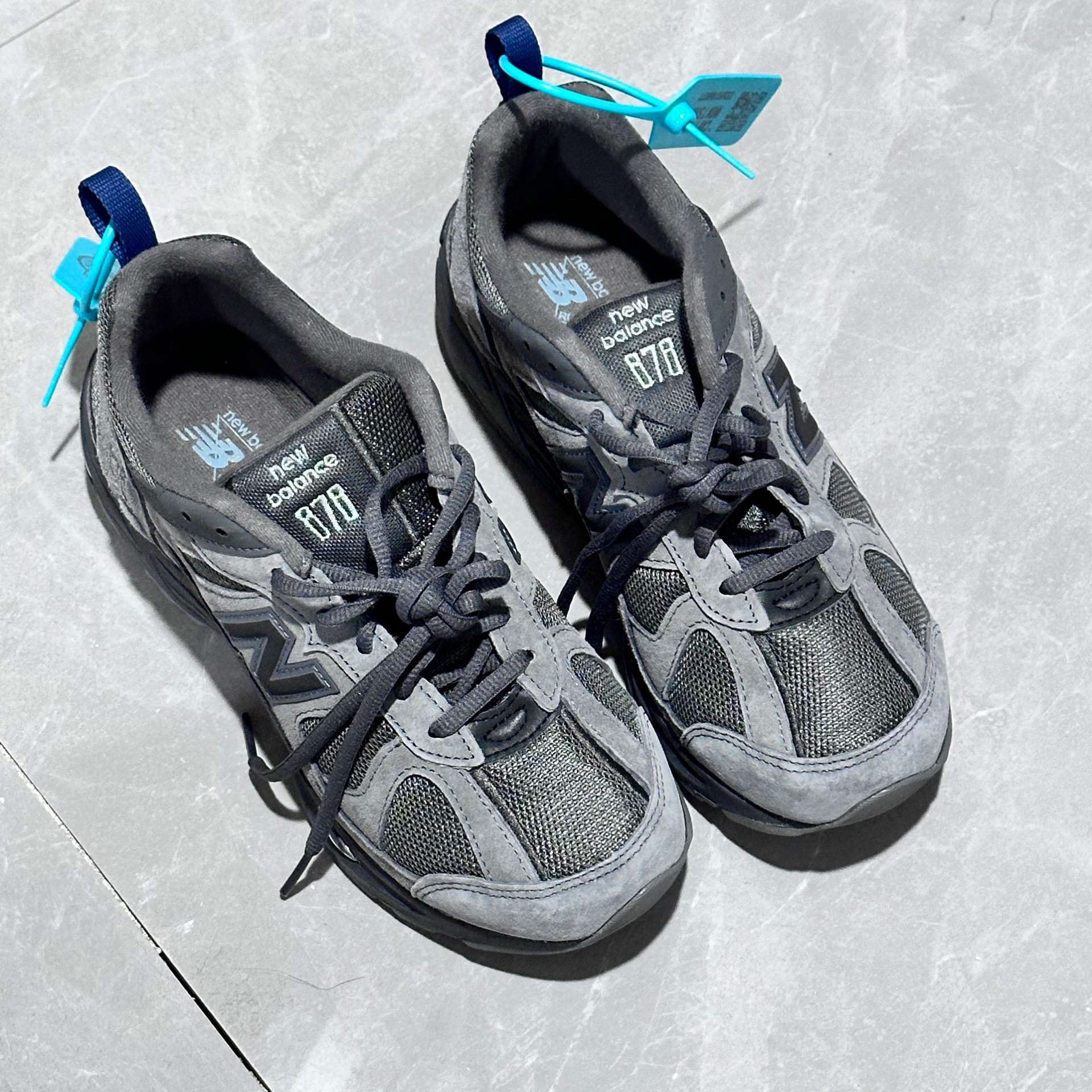 custom review-New Balance NB 878 Устойчивый к истиранию Низкий Топ Повседневная Обувь Унисекс Темно-Серый