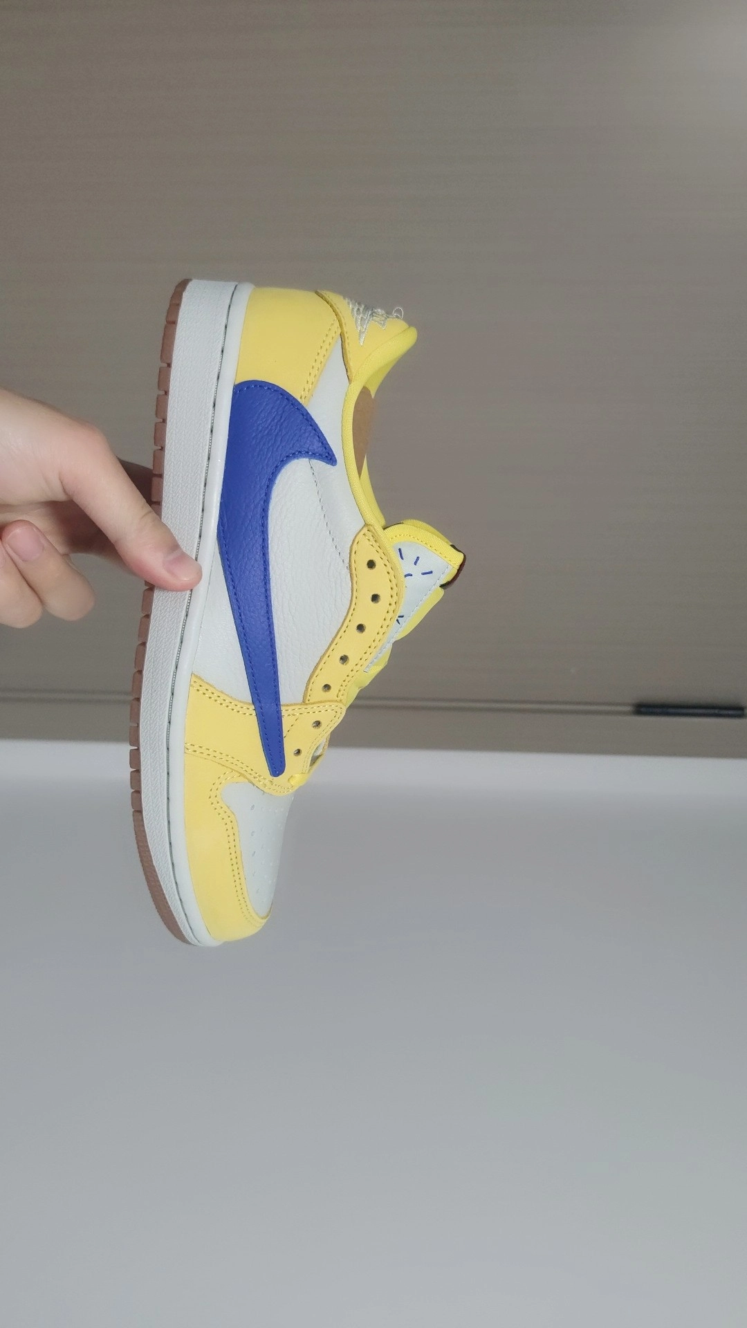 custom review-Jordan 1 Retro Low OG SP Travis Scott Canary Women's
