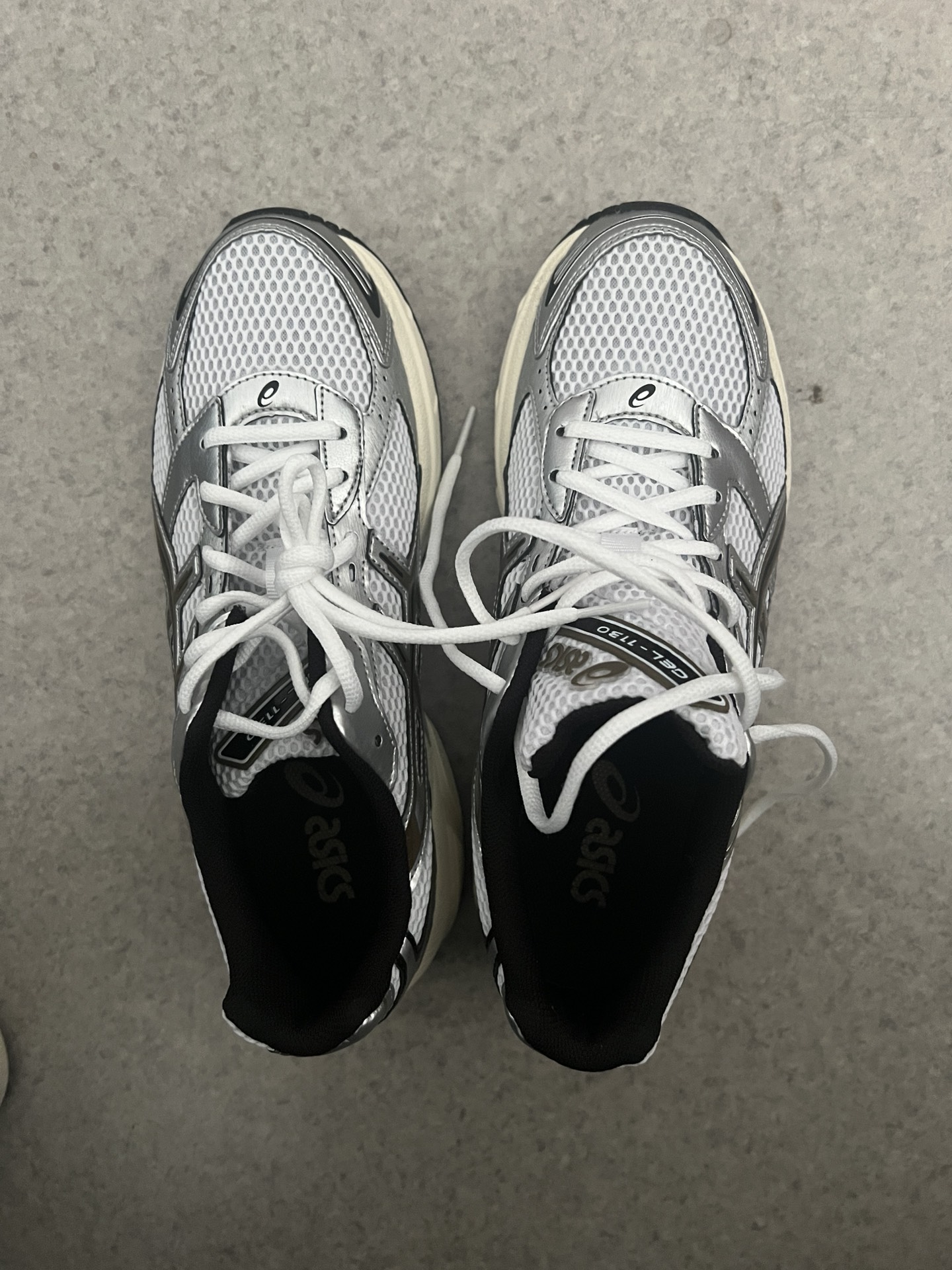 custom review-ASICS Гель 1130 Low Топ Повседневный Городской Коммутер Беговые кроссовки Мужские Белый-Коричневый