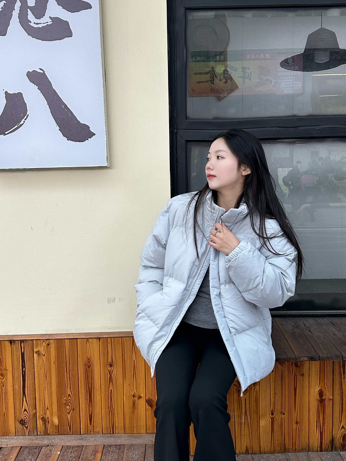 custom review-The North Face Пуховик Унисекс Холодный Серый