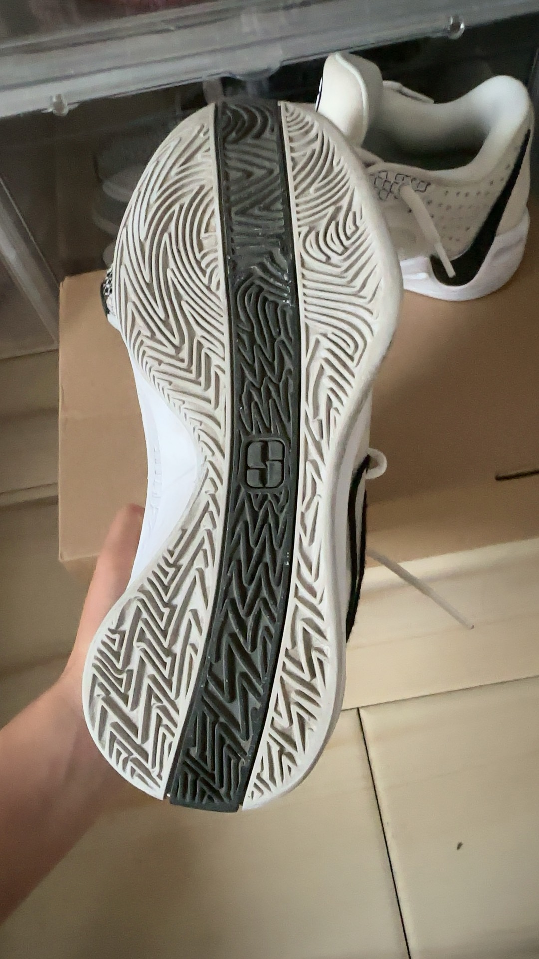 custom review-Nike Sabrina 1 Magnetic 'White Black Silver' Women's