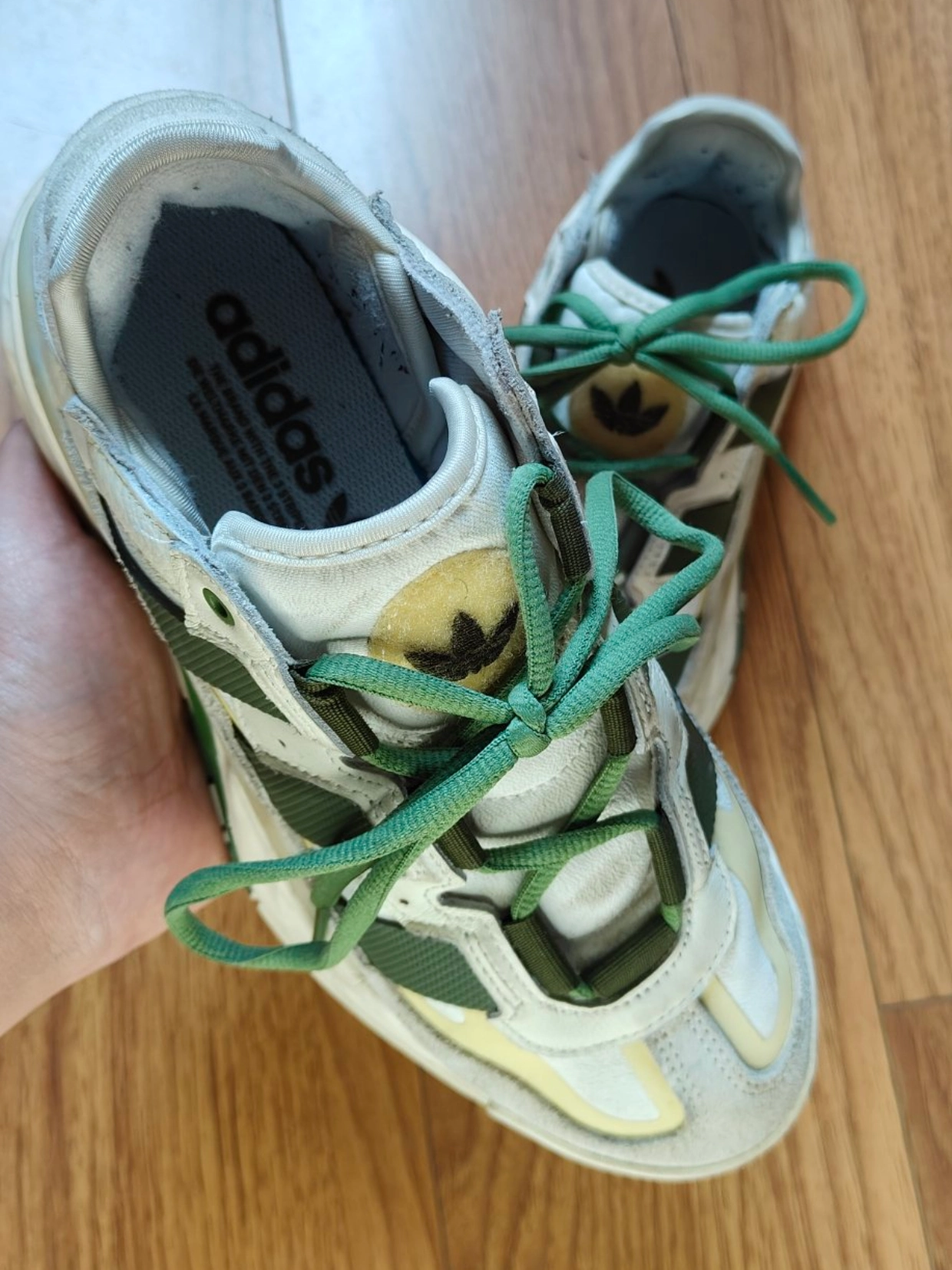 custom review-Adidas Originals Niteball Шокабассорс Антислип Резистентный к истиранию Низкий Топ Повседневная обувь Унисекс Коричневый Зеленый