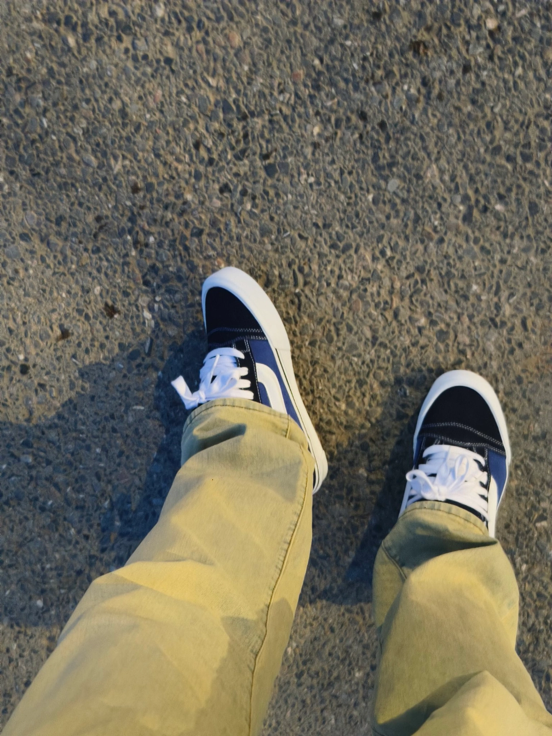 custom review-Vans Knu Skool Устойчивые к истиранию низкие скейтбордические кроссовки унисекс синие и белые