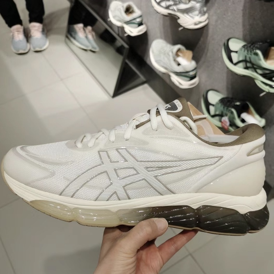 custom review-Asics Gel Quantum 360 8 Синтетическая кожа Низкий верх Повседневная обувь Унисекс Экрю