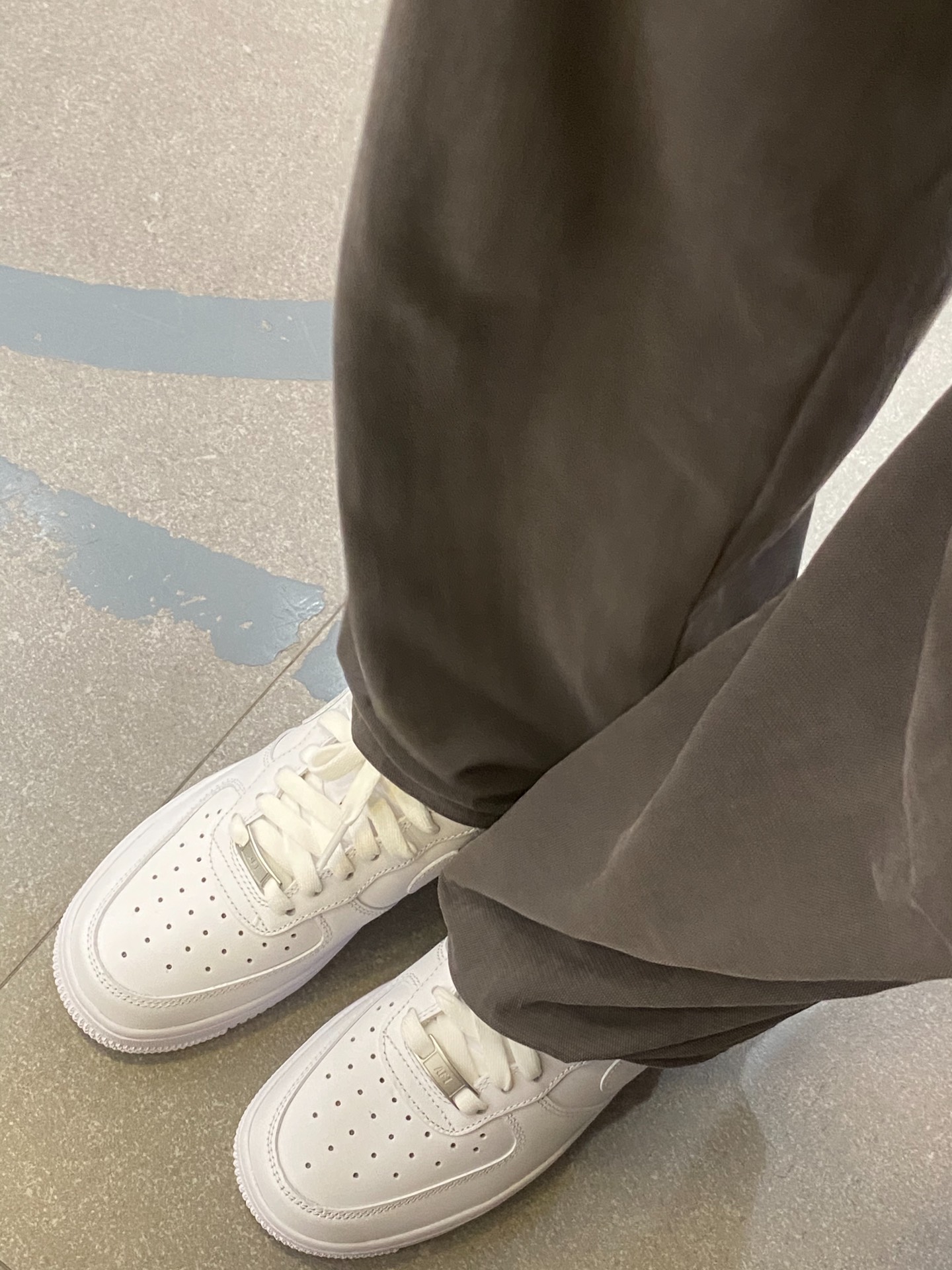 custom review-Nike Kids Air Force 1 Low LE "White On White" Sneakers