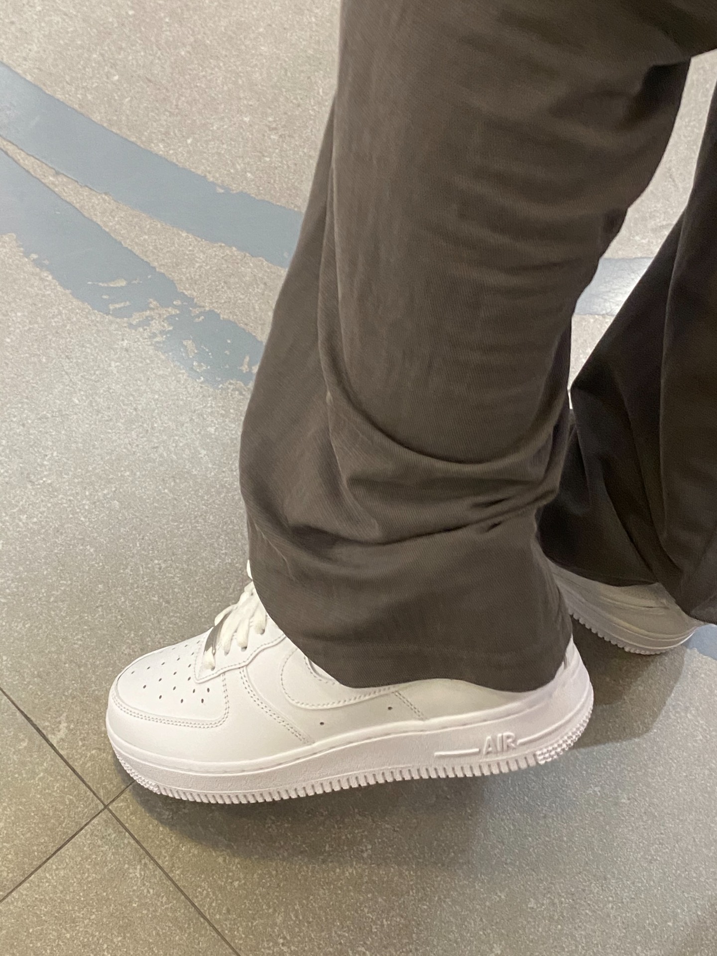 custom review-Nike Kids Air Force 1 Low LE "White On White" Sneakers