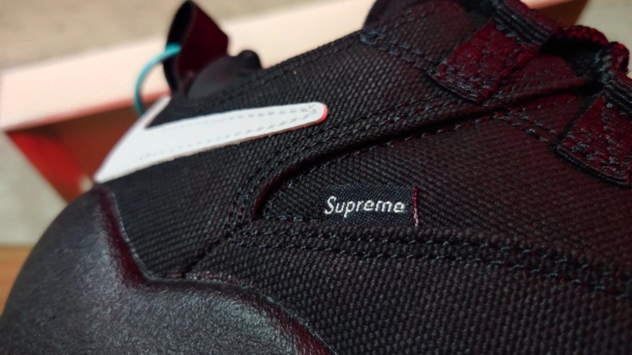 custom review-Supreme x Nike SB Darwin Low Топ Повседневный Мужской Черный Белый