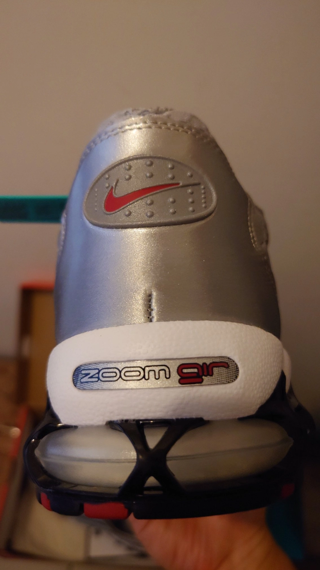custom review-Nike Zoom Spiridon Caged 2 'Metallic Silver'