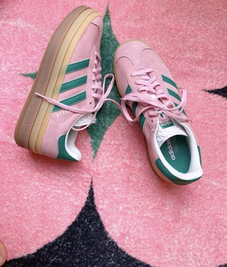 custom review-Adidas Originals GAZELLE BOLD Скейтборд Кроссовки Женские Розовые