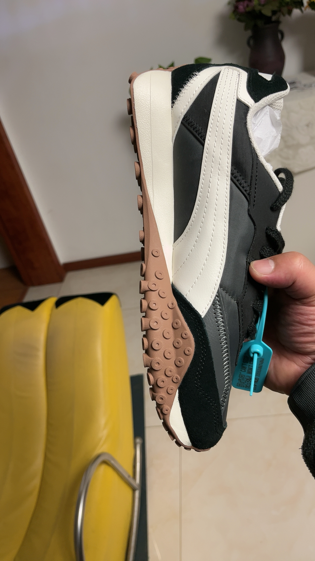 custom review-PUMA Blktop Rider Устойчивый к истиранию Низкий Топ Casual Унисекс Черный Серый Белый