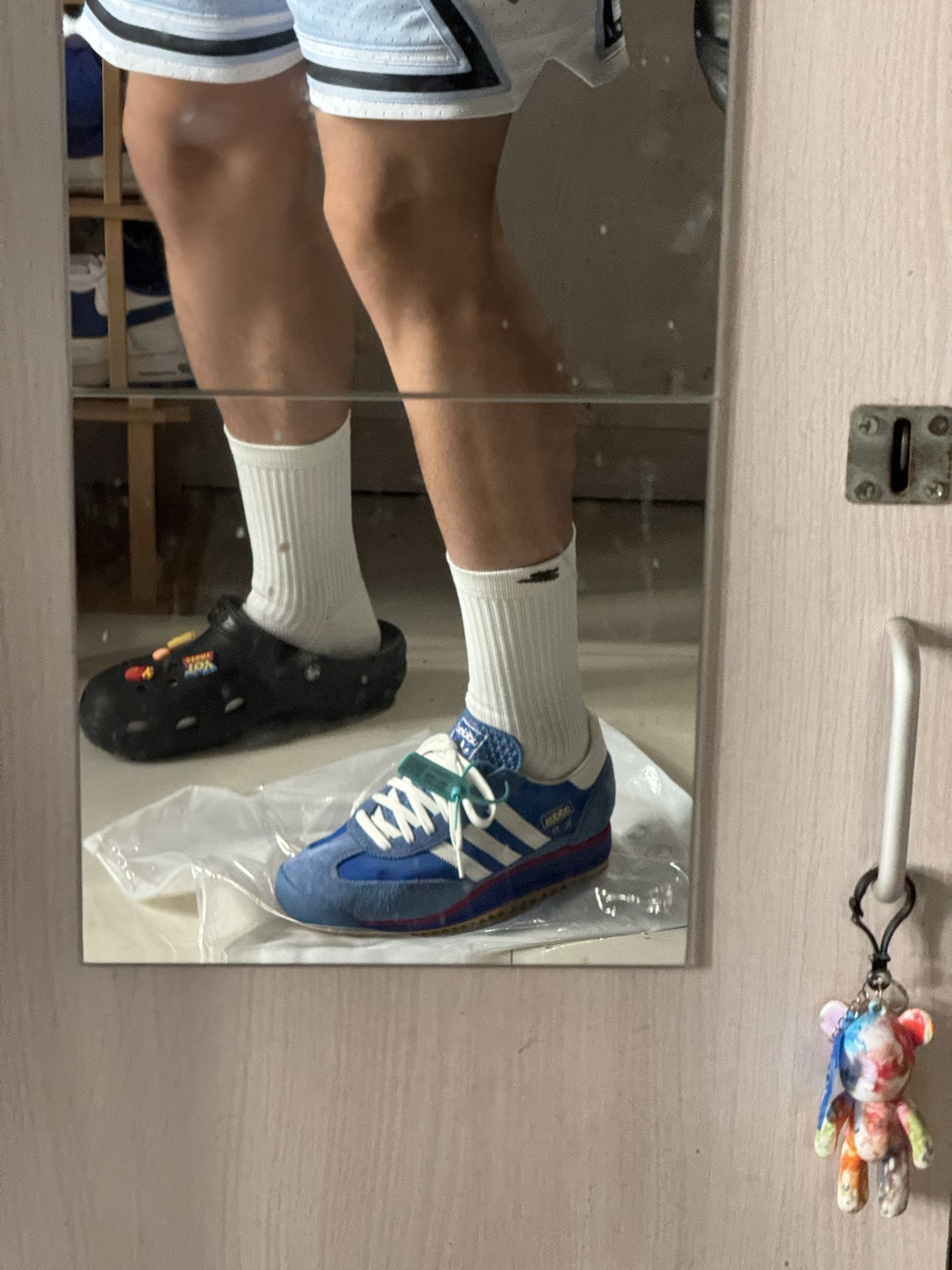 custom review-Adidas Originals SL 72 RS Slip-Resistant Низкий Топ Повседневная Обувь Унисекс Синий Белый