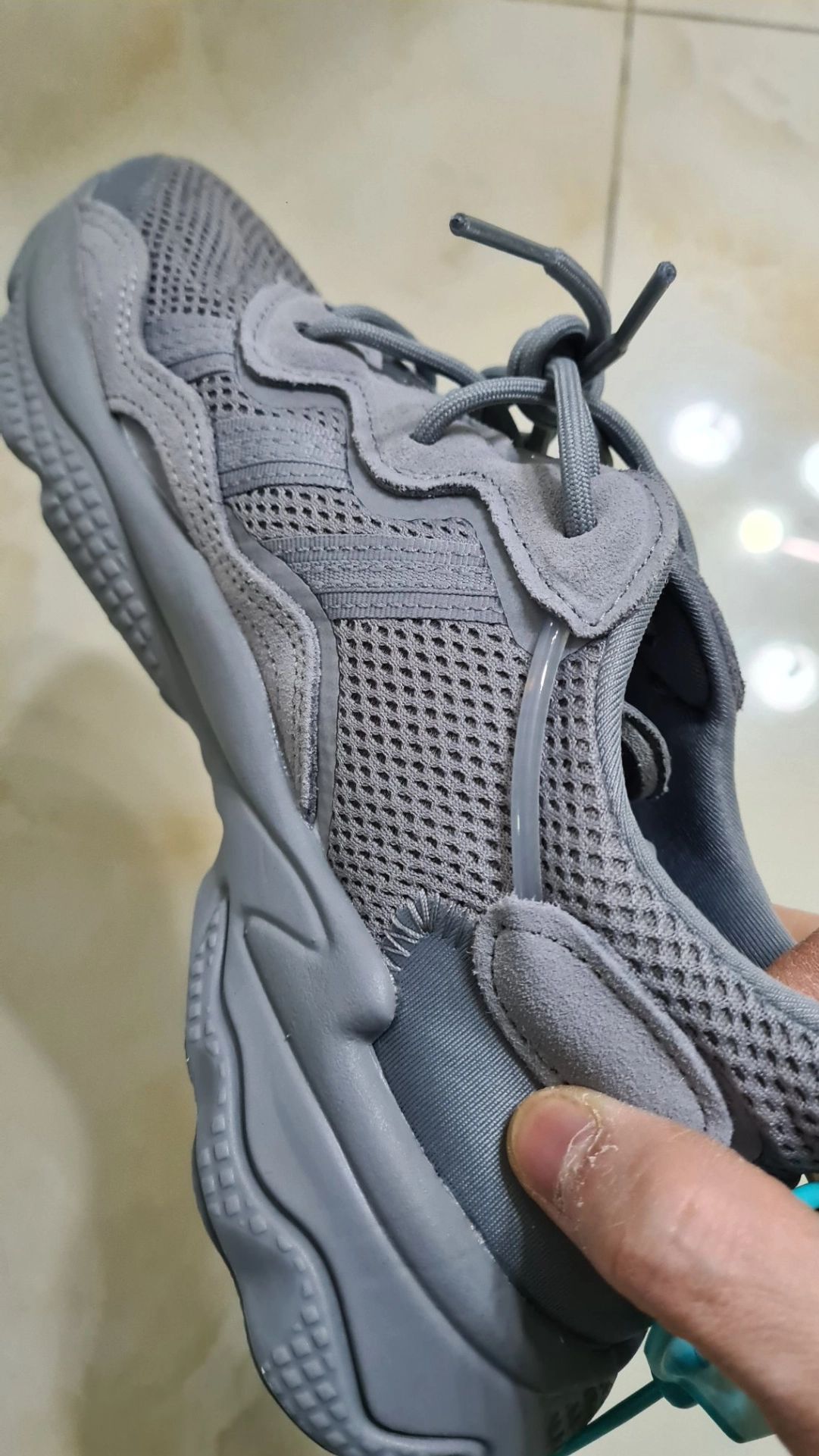 custom review-Adidas Originals Ozweego Low Топ Повседневная обувь Унисекс Серый