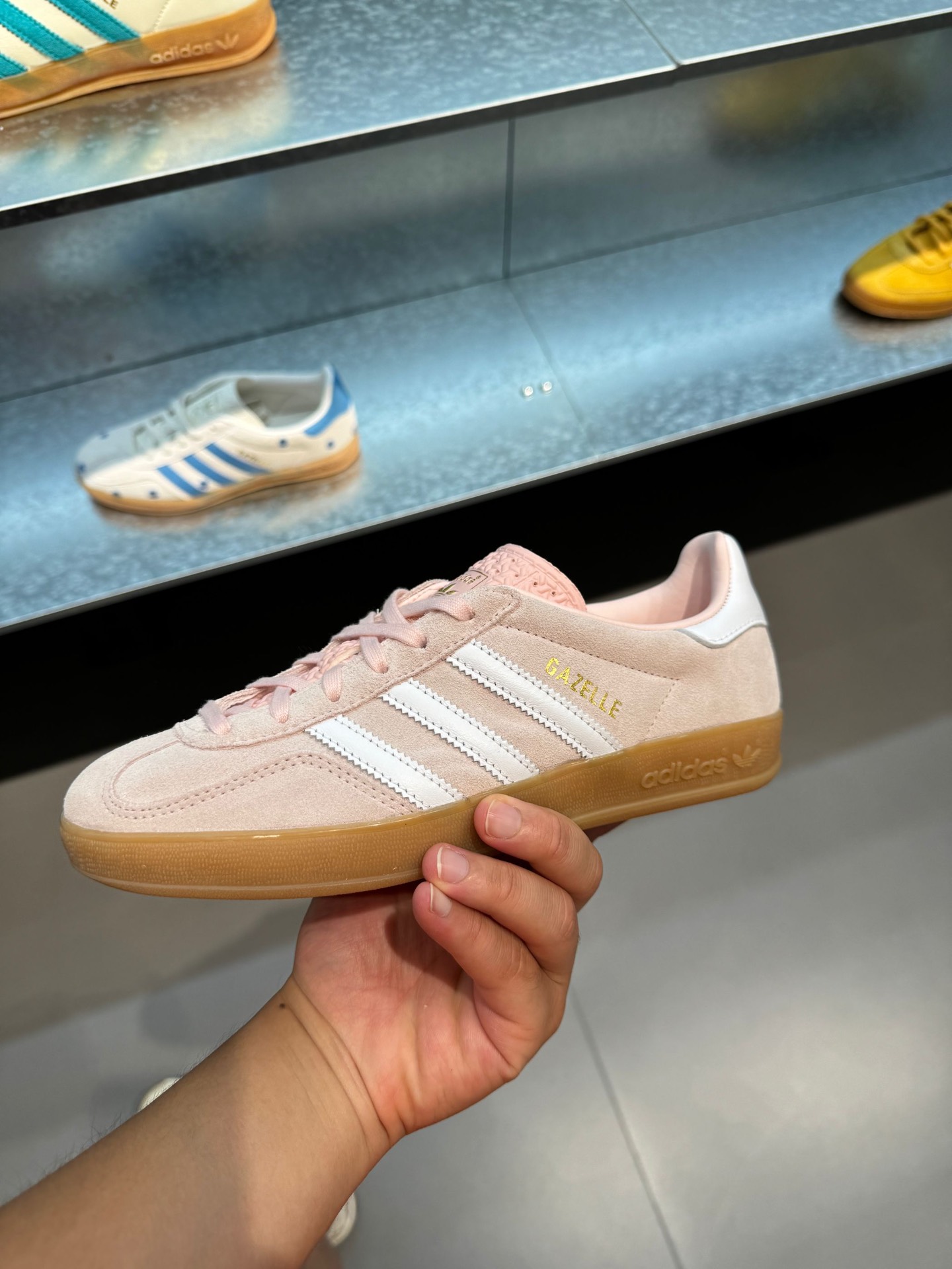 custom review-Adidas Originals Gazelle Low Топ Скейтборд Кроссовки Женские Розовые