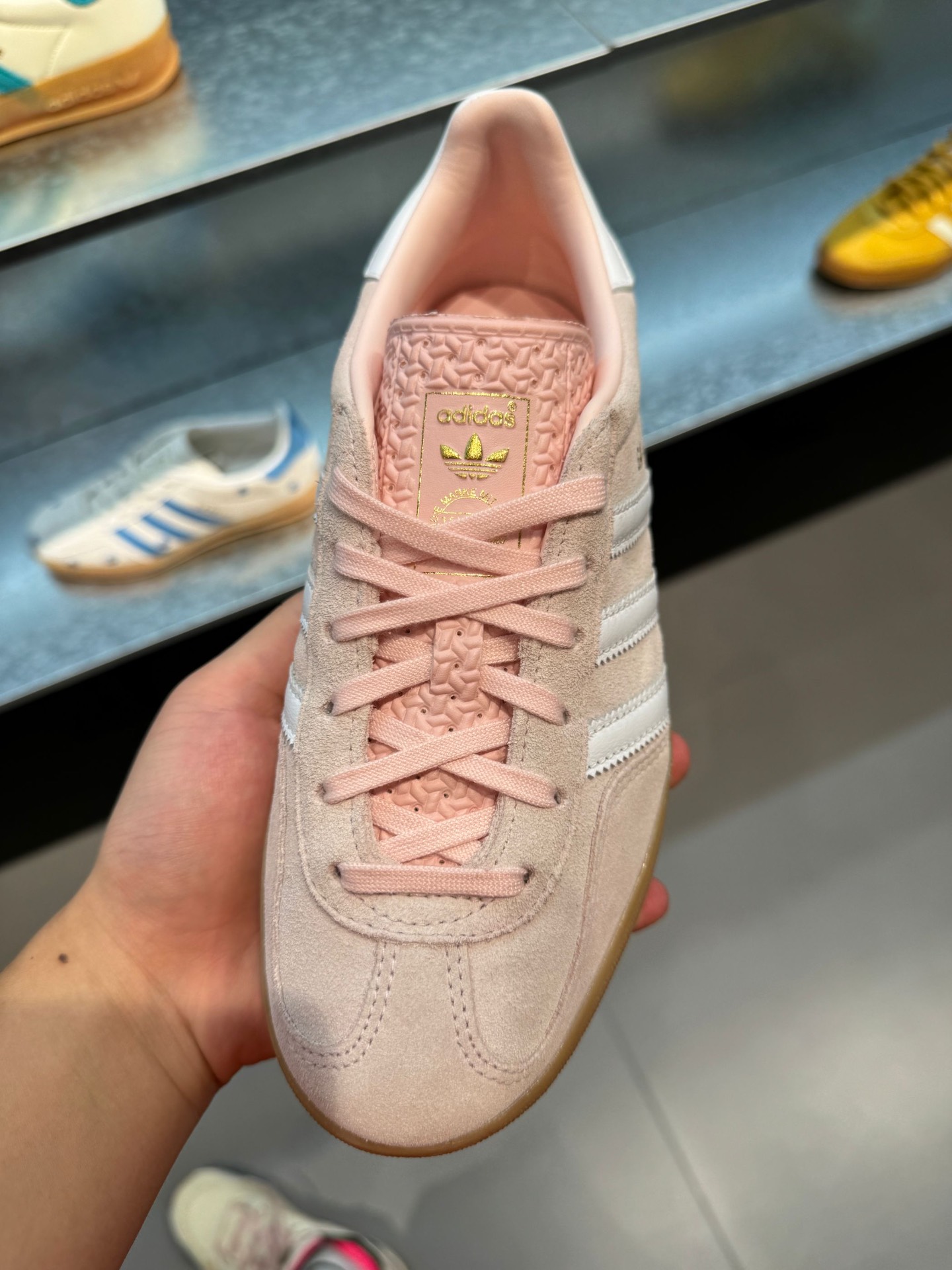 custom review-Adidas Originals Gazelle Low Топ Скейтборд Кроссовки Женские Розовые