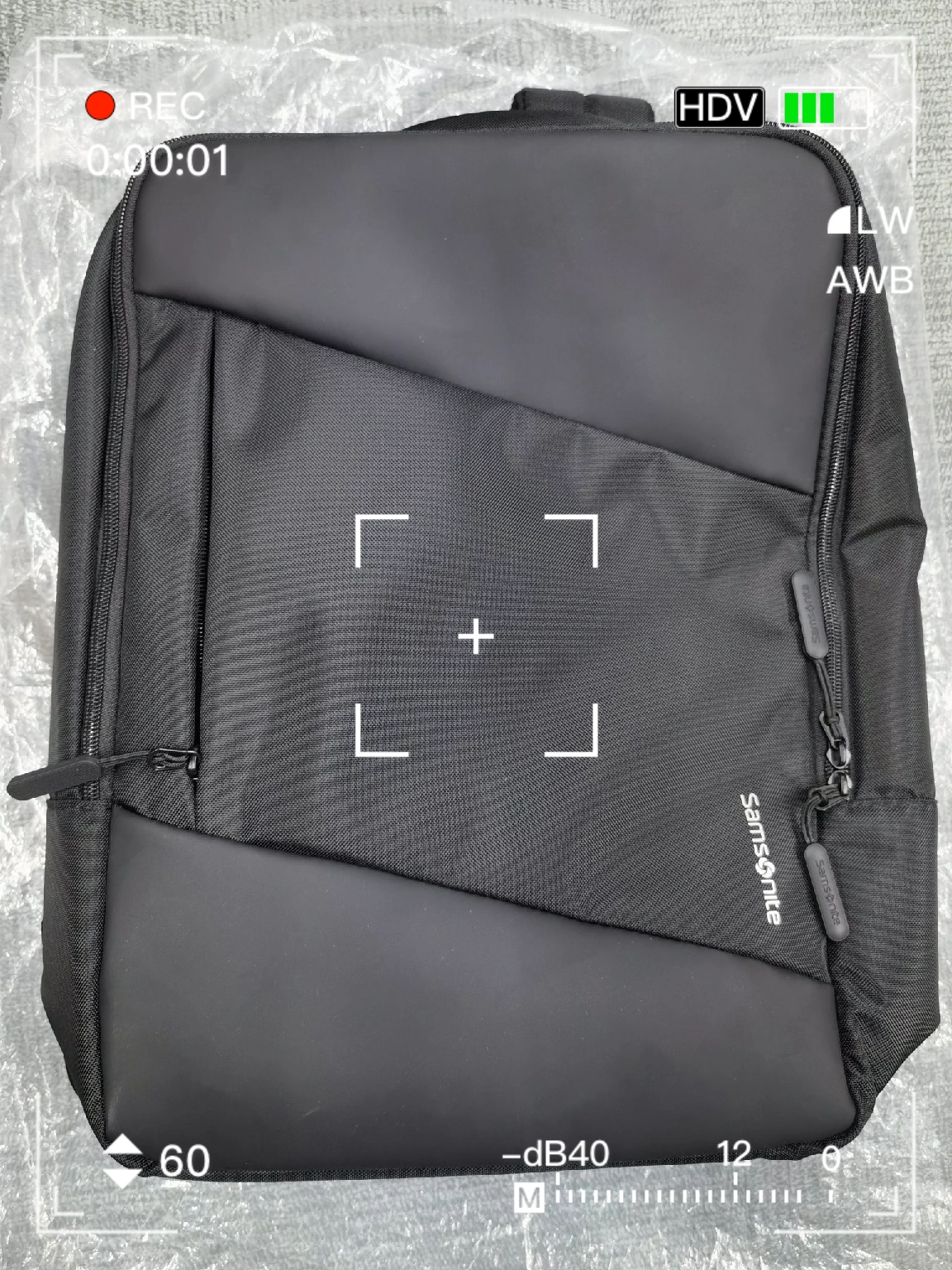 custom review-SAMSONITE Ткань Ноутбук Сумка Рюкзак Мужской Черный