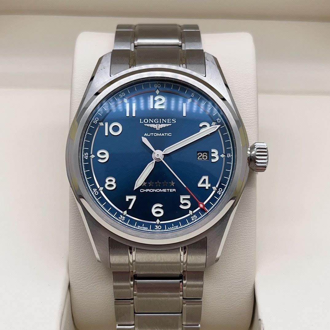 浪琴先行者系列42表径蓝盘99新试戴品