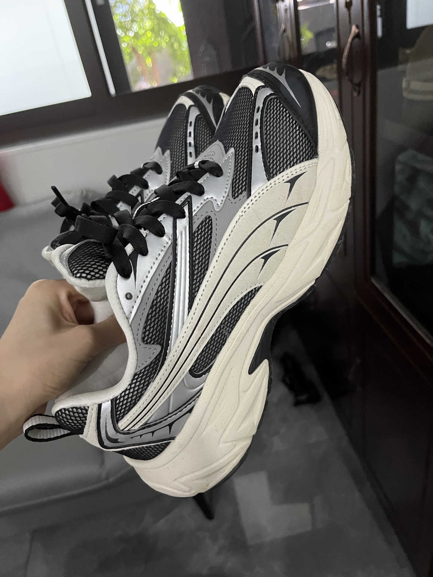 custom review-PUMA Morphic Ретро Амортизация Износостойкий Низкий Топ Повседневная Обувь Унисекс Черный Серебряный