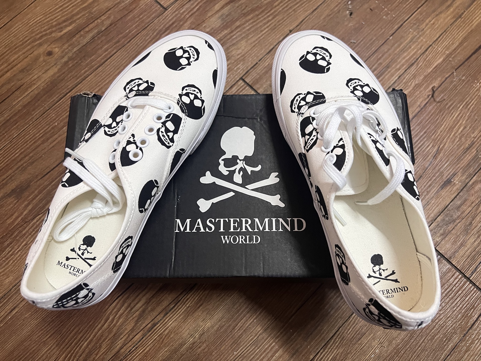 mmw 骷髅头帆布鞋