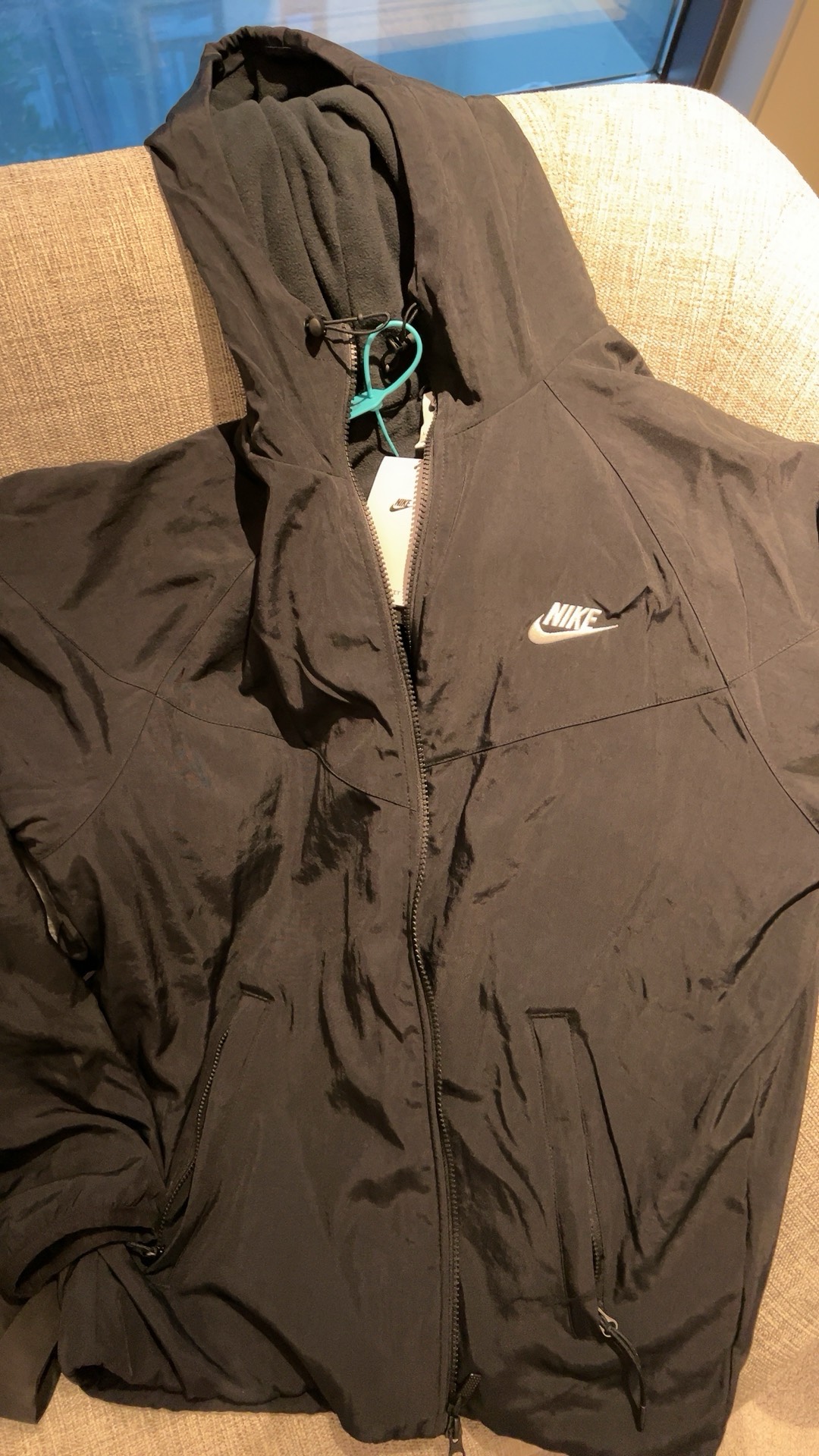 custom review-Nike WINDRUNNER Куртка Мужская Черная