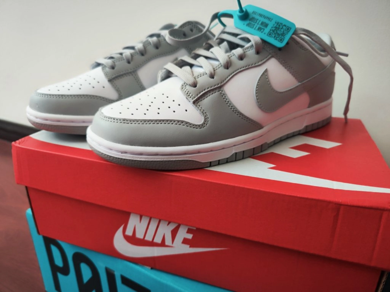 custom review-Nike Dunk Low Grey Fog Men's