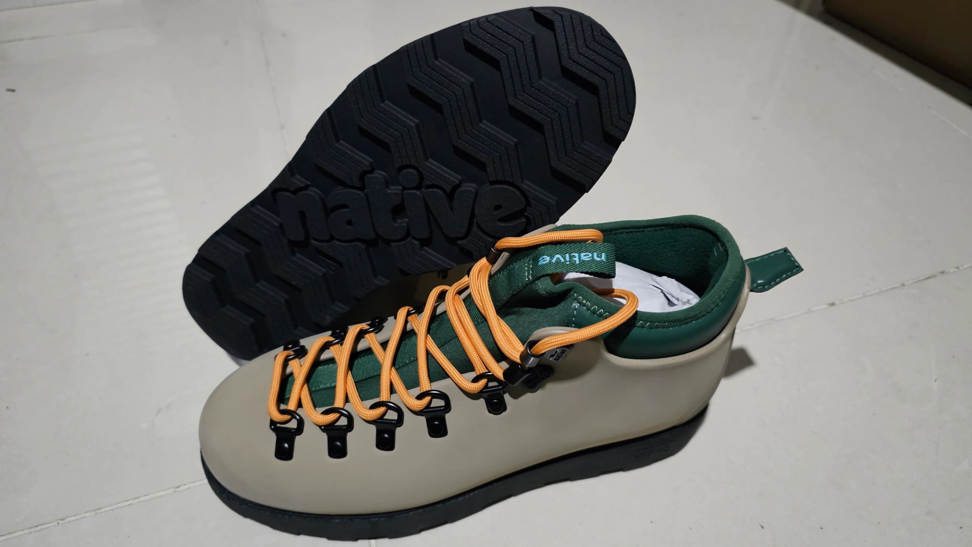 custom review-Native Shoes Мартин Ботинок Унисекс Серый