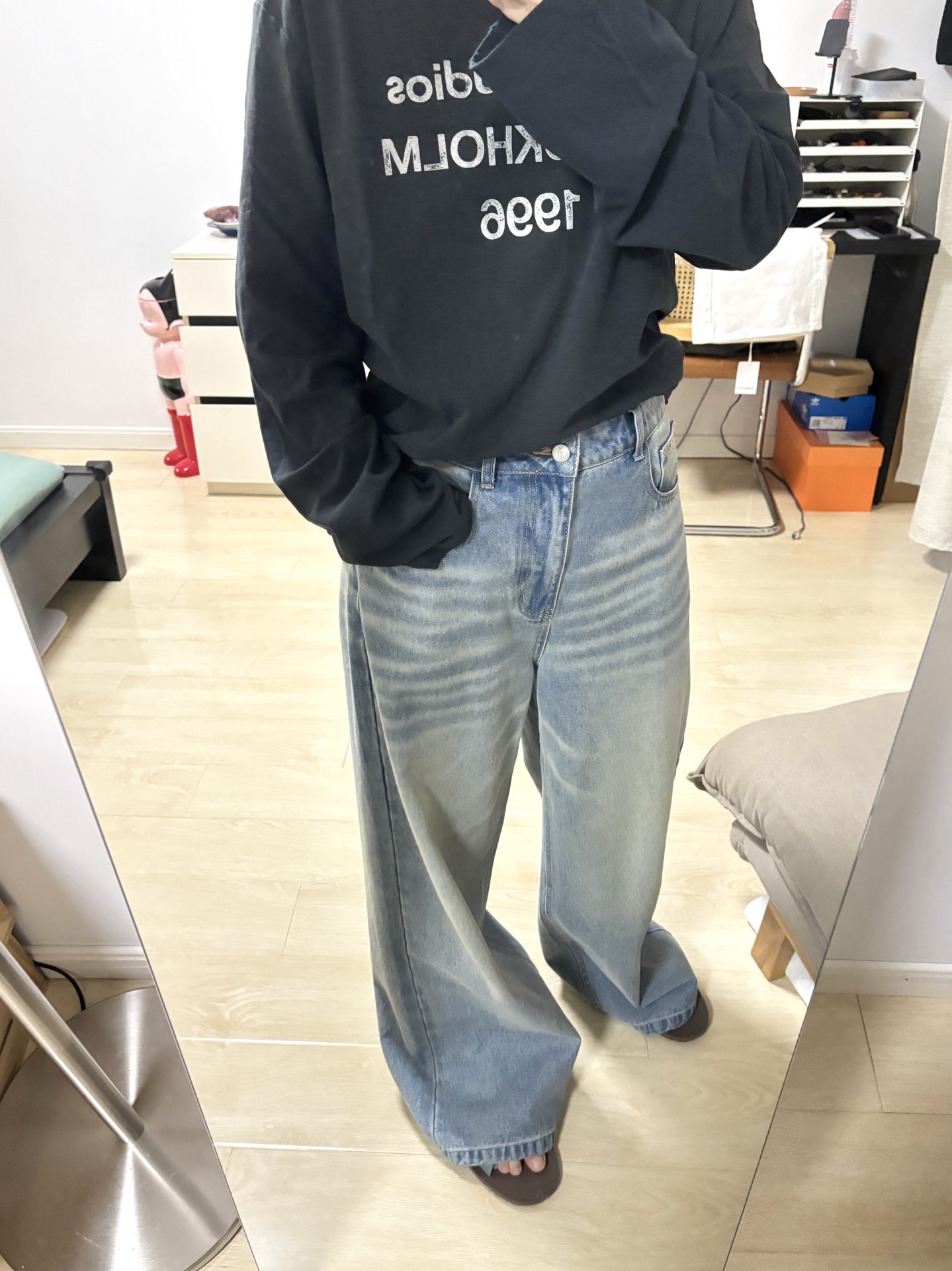 custom review-ACNE STUDIOS Свитшот Унисекс Черный
