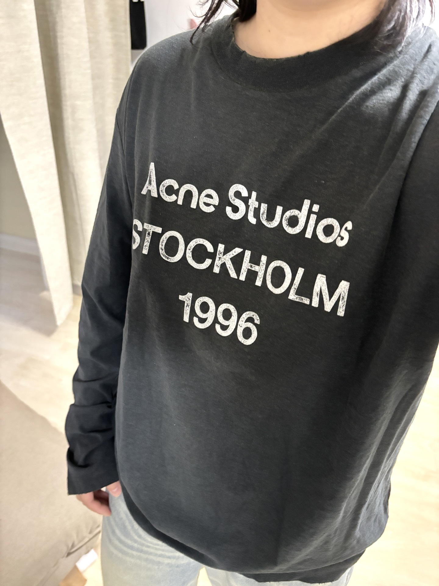 custom review-ACNE STUDIOS Свитшот Унисекс Черный
