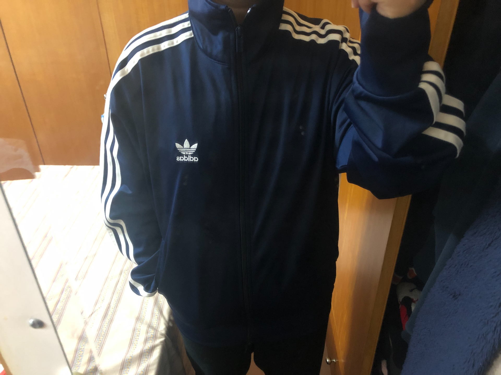 custom review-Adidas Originals ADICOLOR CLASSICS FIREBIRD TRACK Куртки и пальто Мужской Синий