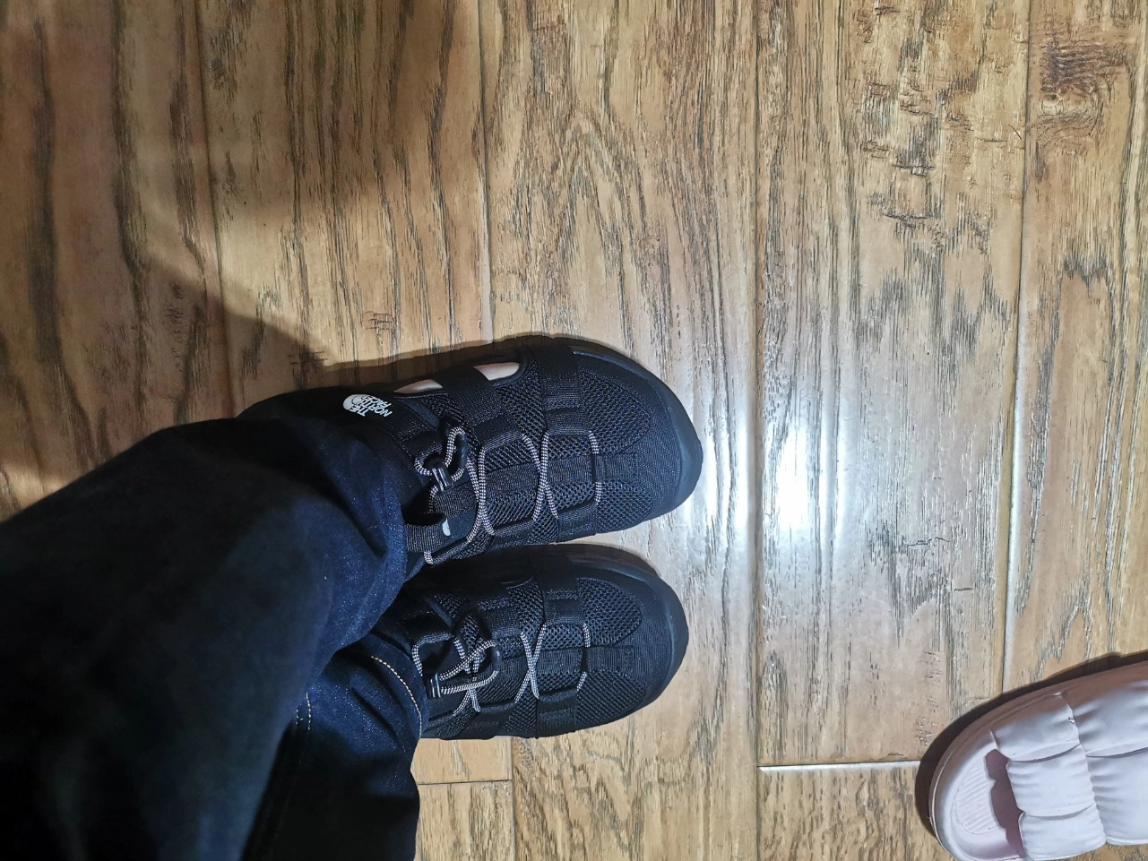 custom review-THE NORTH FACE EXPLORE CAMP Пляжные сандалии Мужские Черные