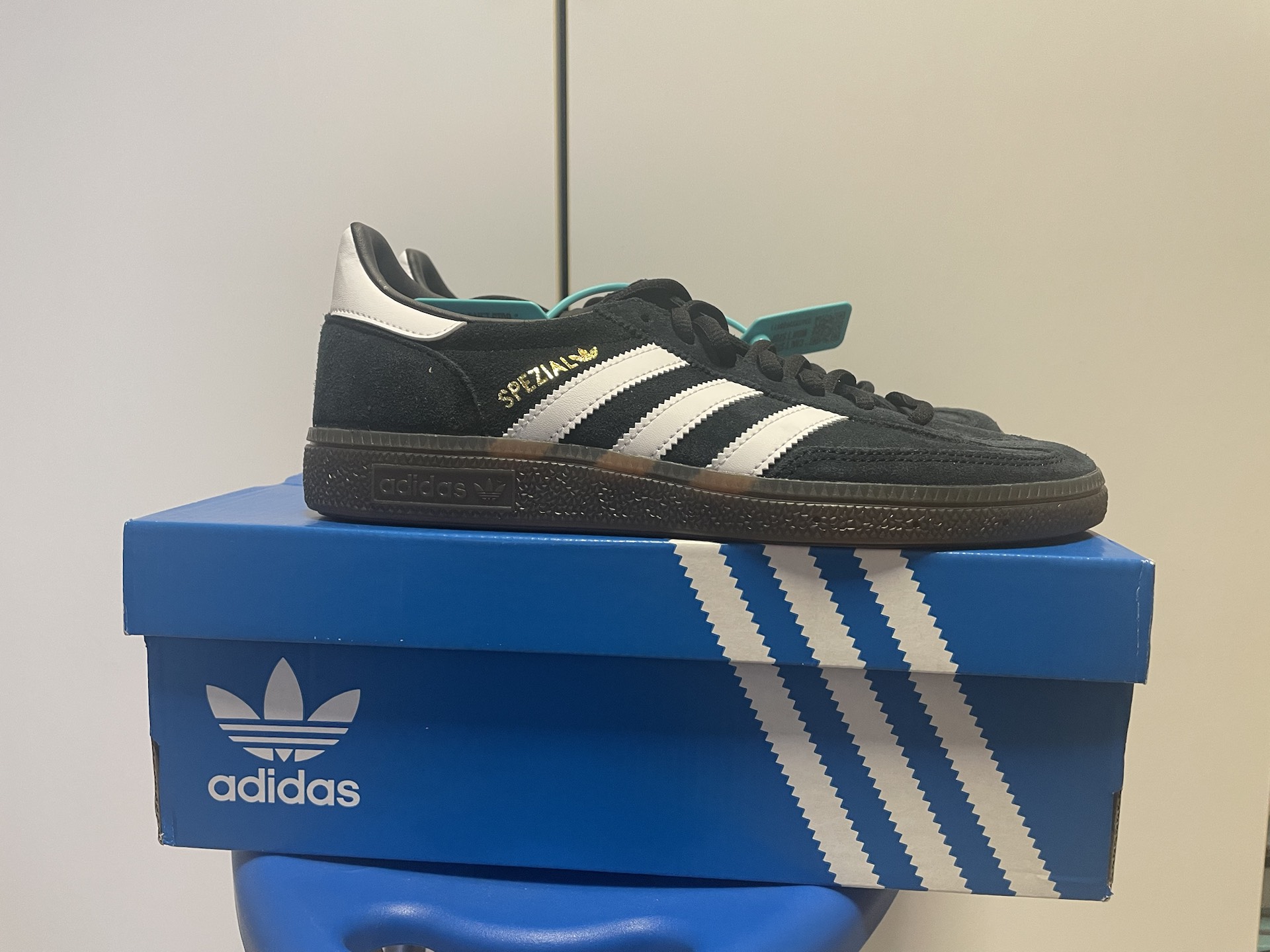 custom review-Adidas Originals HANDBALL SPEZIAL Низкие Кроссовки для скейтбординга Унисекс Черный Белый