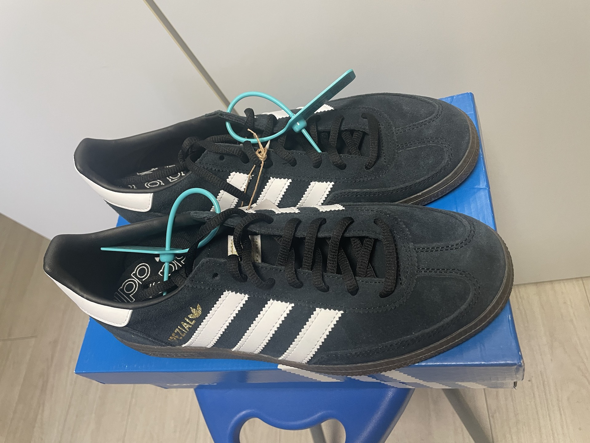 custom review-Adidas Originals HANDBALL SPEZIAL Низкие Кроссовки для скейтбординга Унисекс Черный Белый