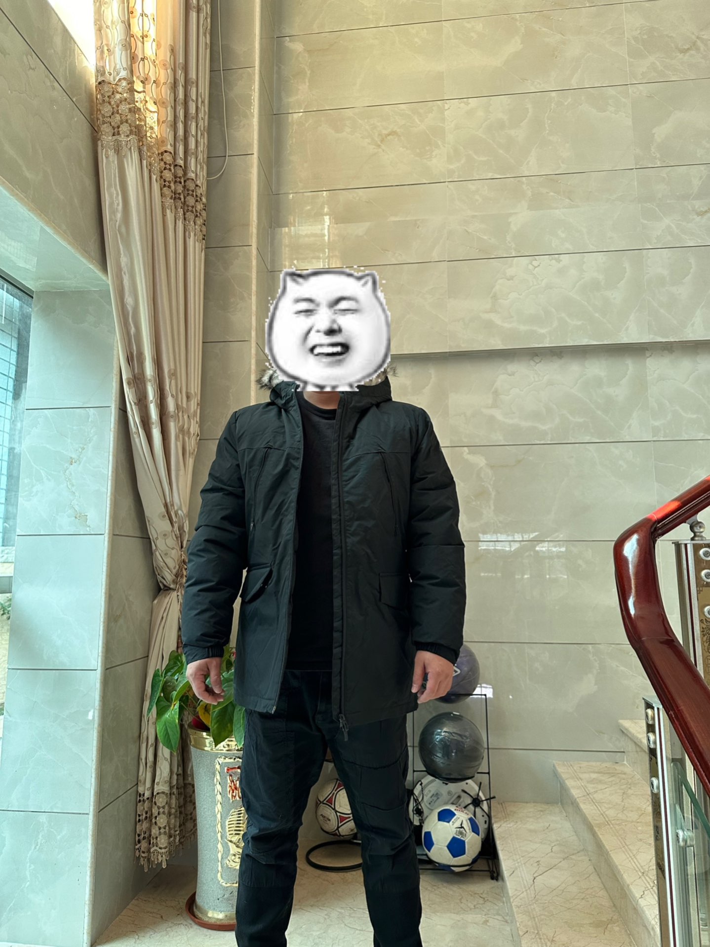 custom review-Adidas Пуховая куртка Мужская Черная